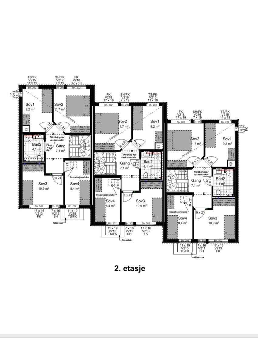 Plantegning - 2. etasje Galleribilde