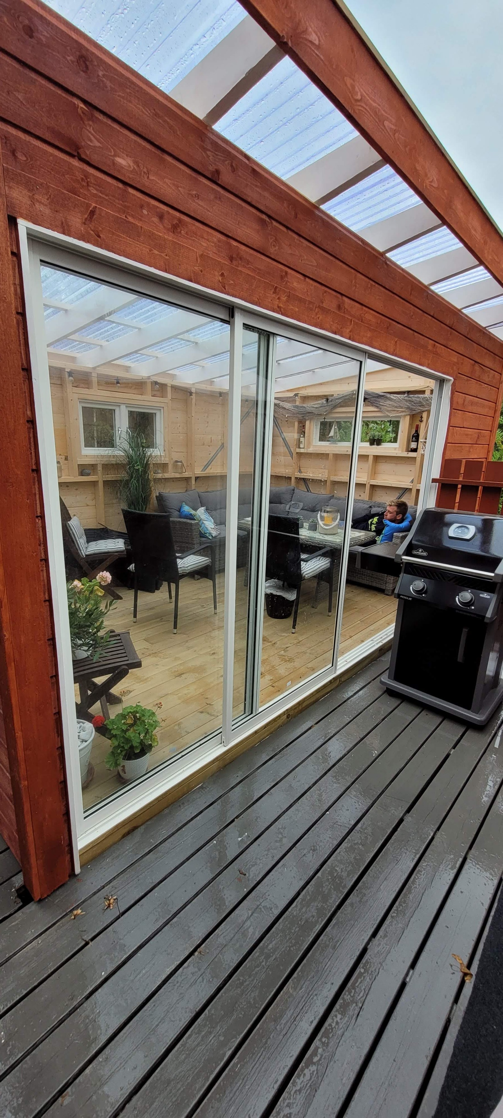 Utestue for en regnværsdag eller kjølig kveld Galleribilde