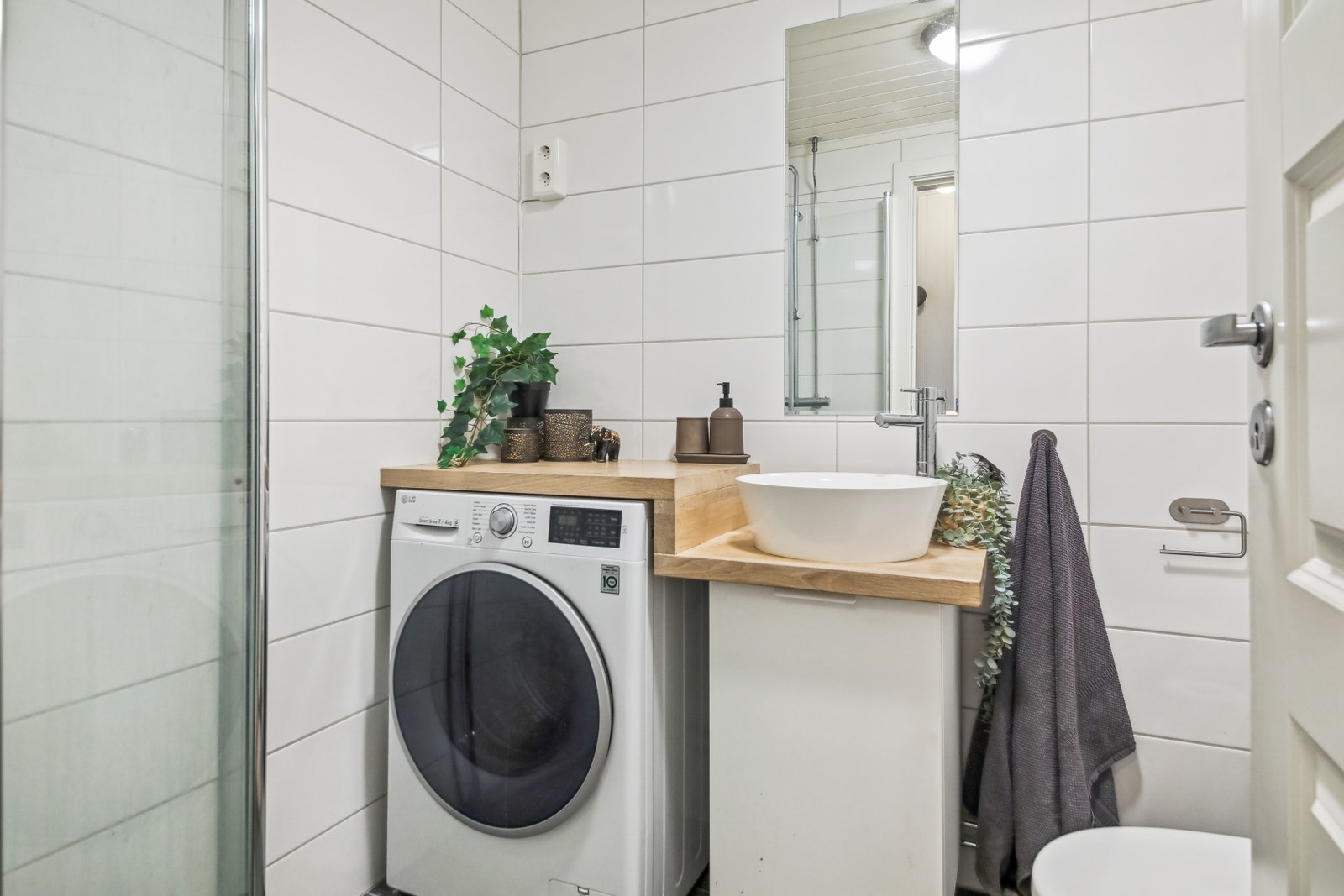 Nytt, moderne bad fra 2018 i regi av borettslaget Galleribilde