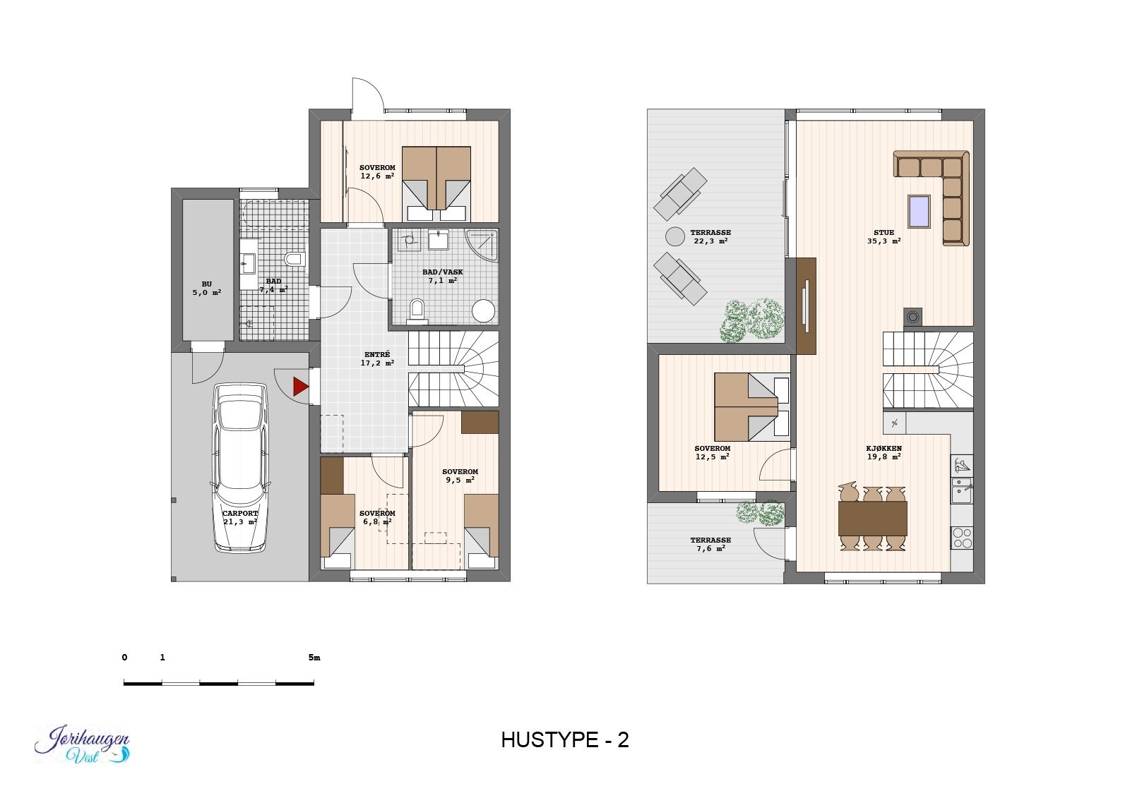 Plantegning hustype 2 Galleribilde