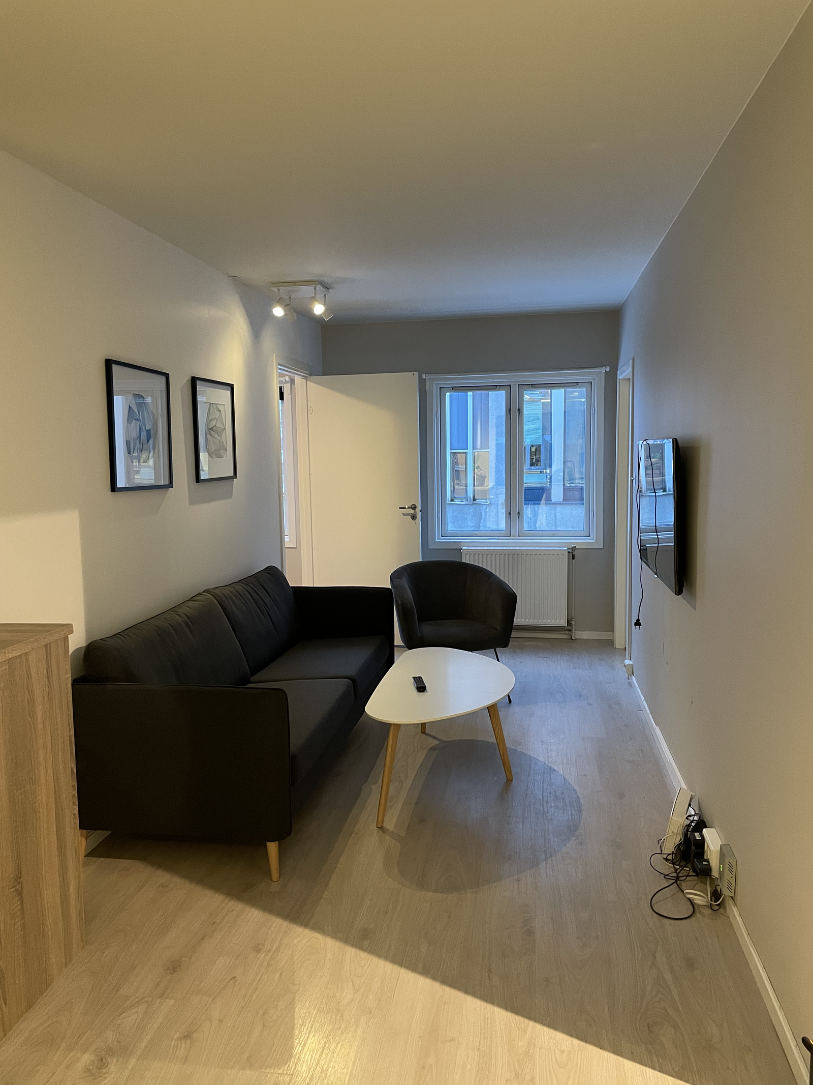 Stue med TV Galleribilde