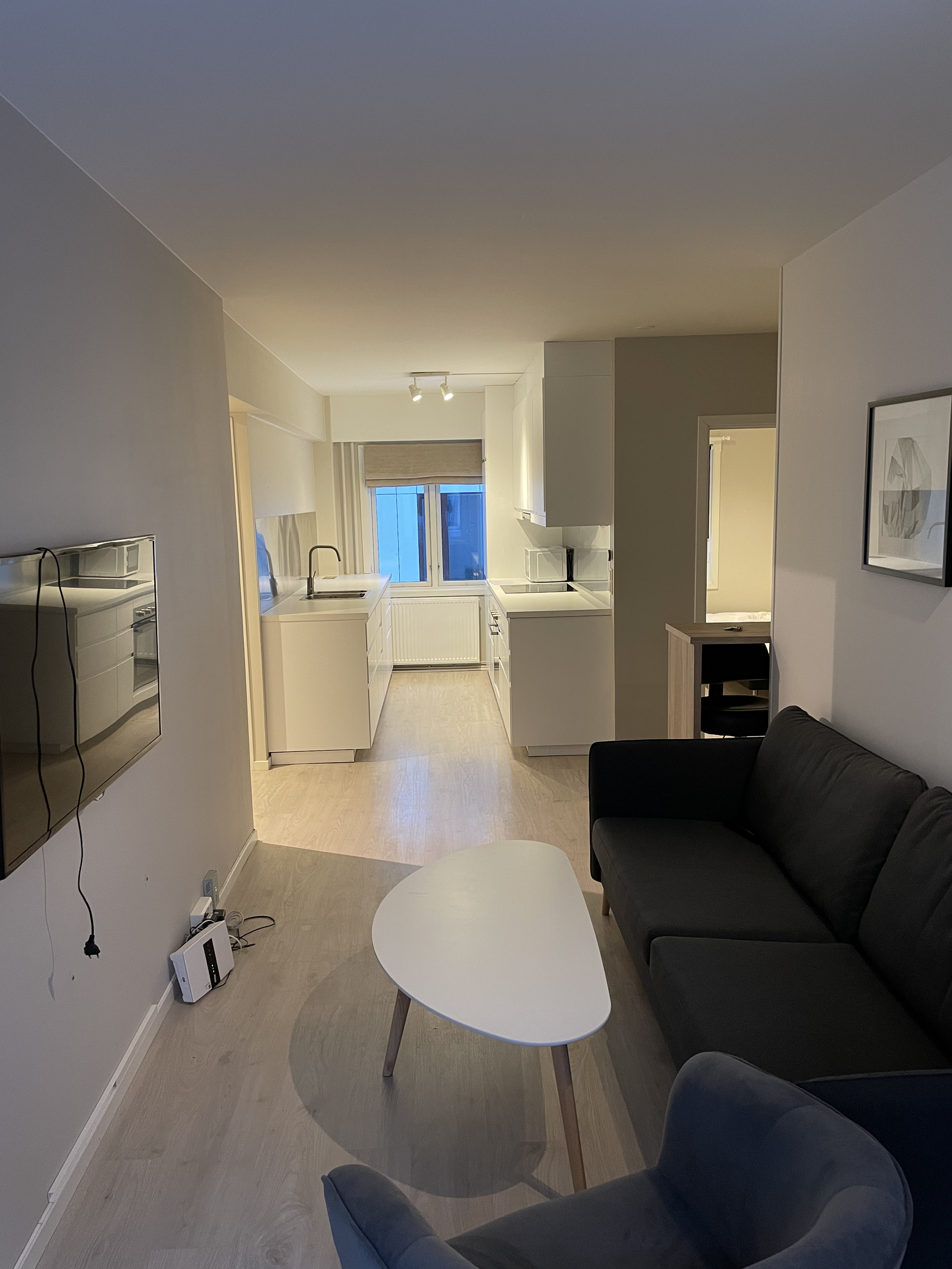 Stue/kjøkken. Galleribilde