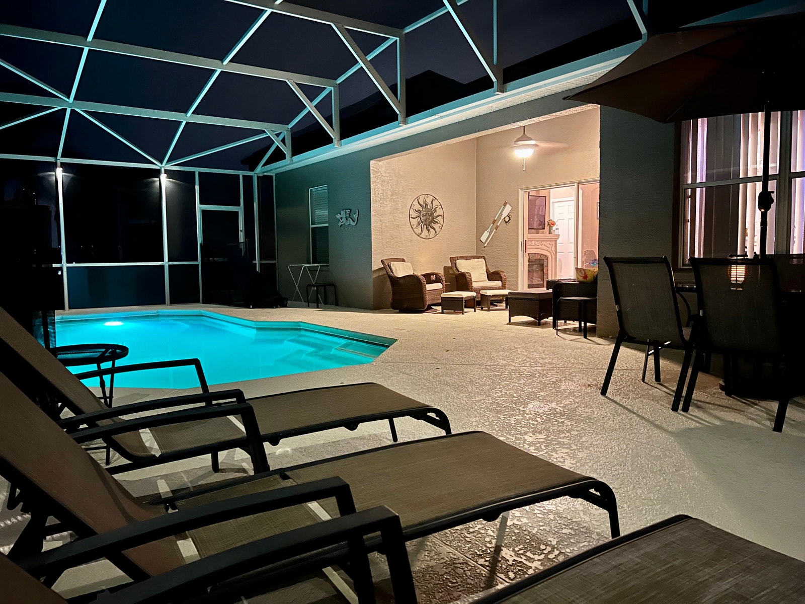 Kveldsbilde uteområde Galleribilde