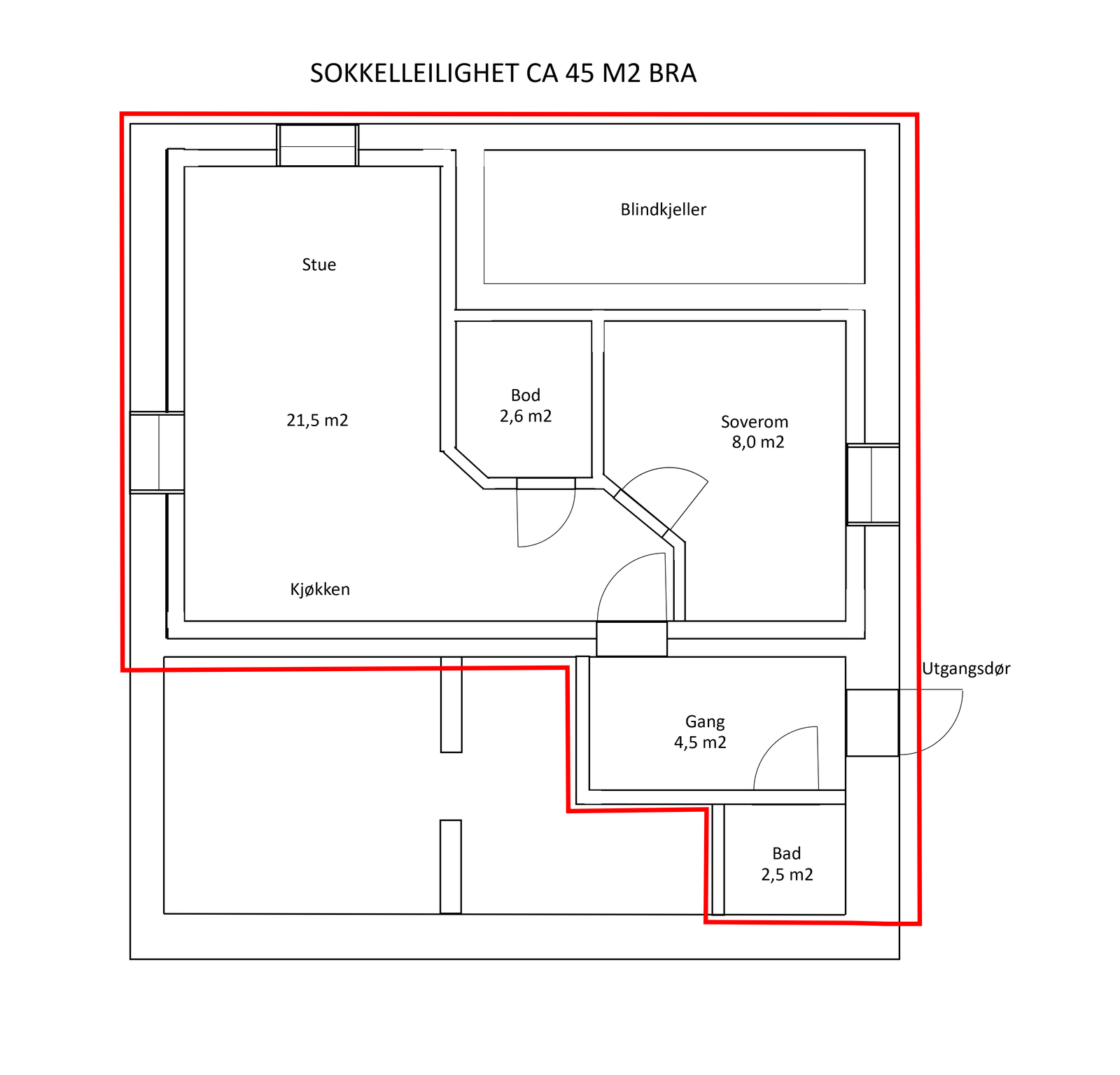 Plantegning Galleribilde