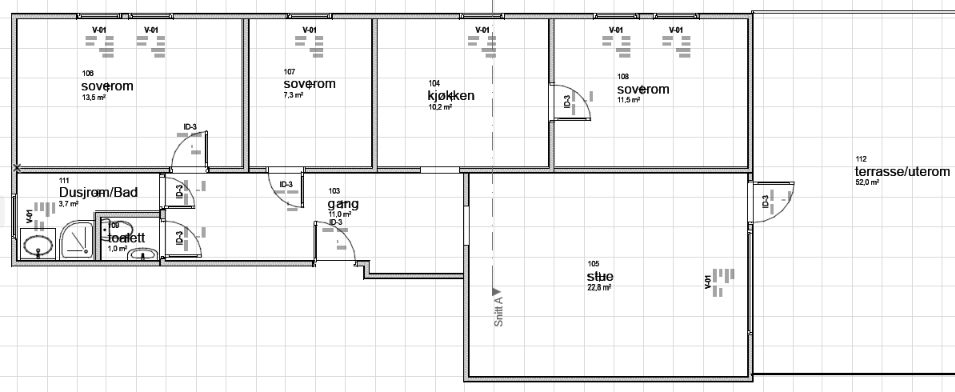plantegning Galleribilde
