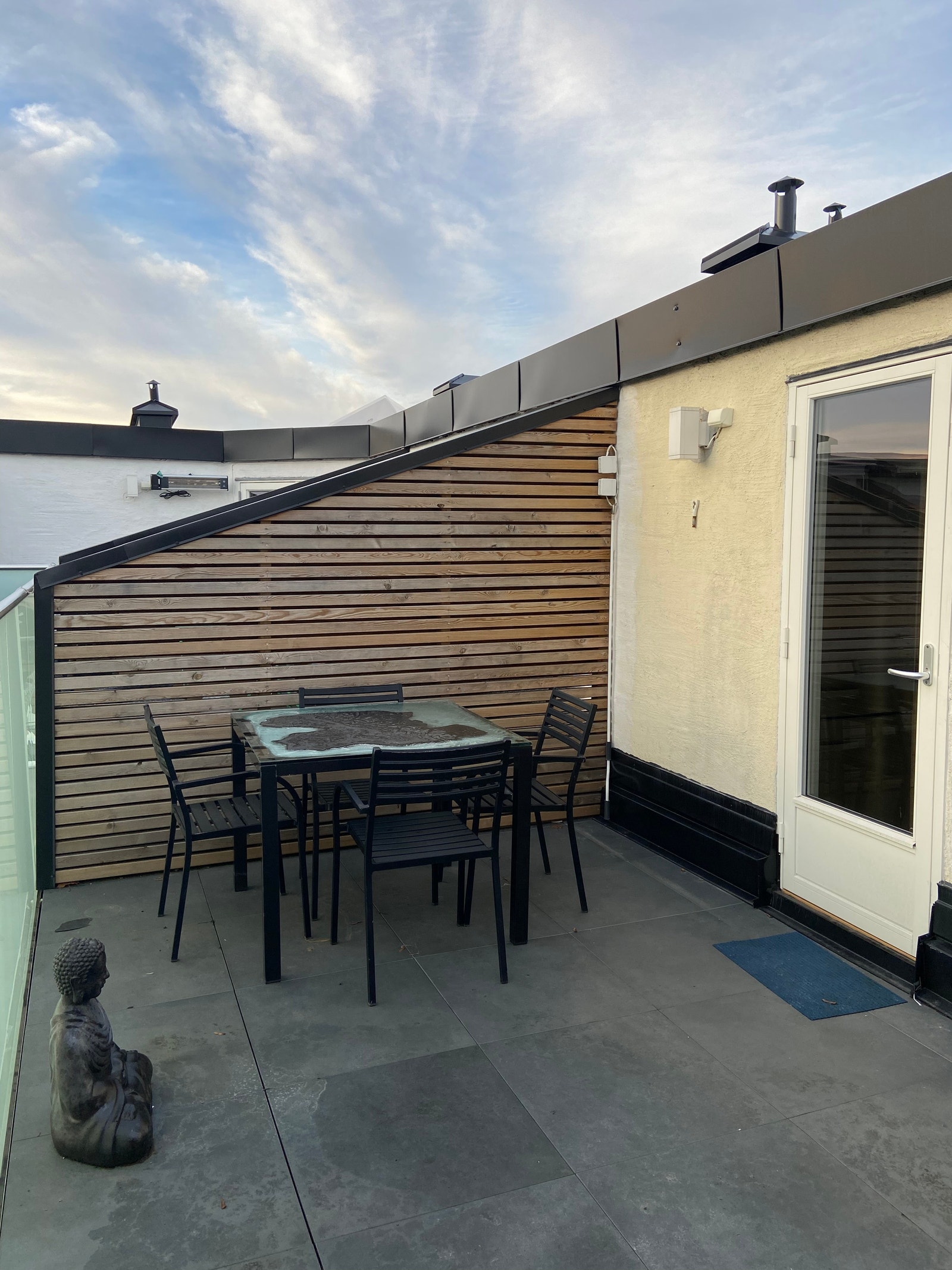 Stor privat terrasse Galleribilde