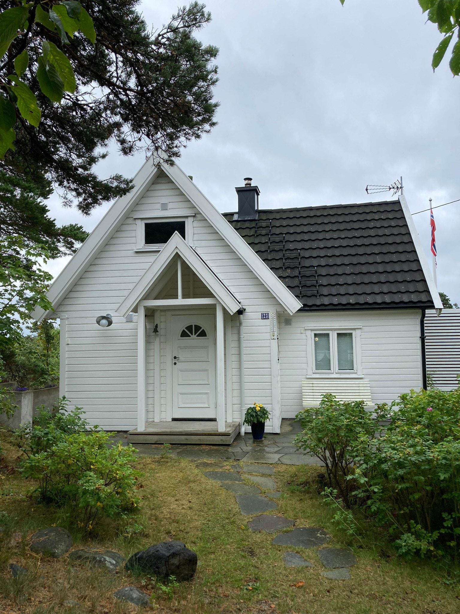 Ankomst hytta Galleribilde