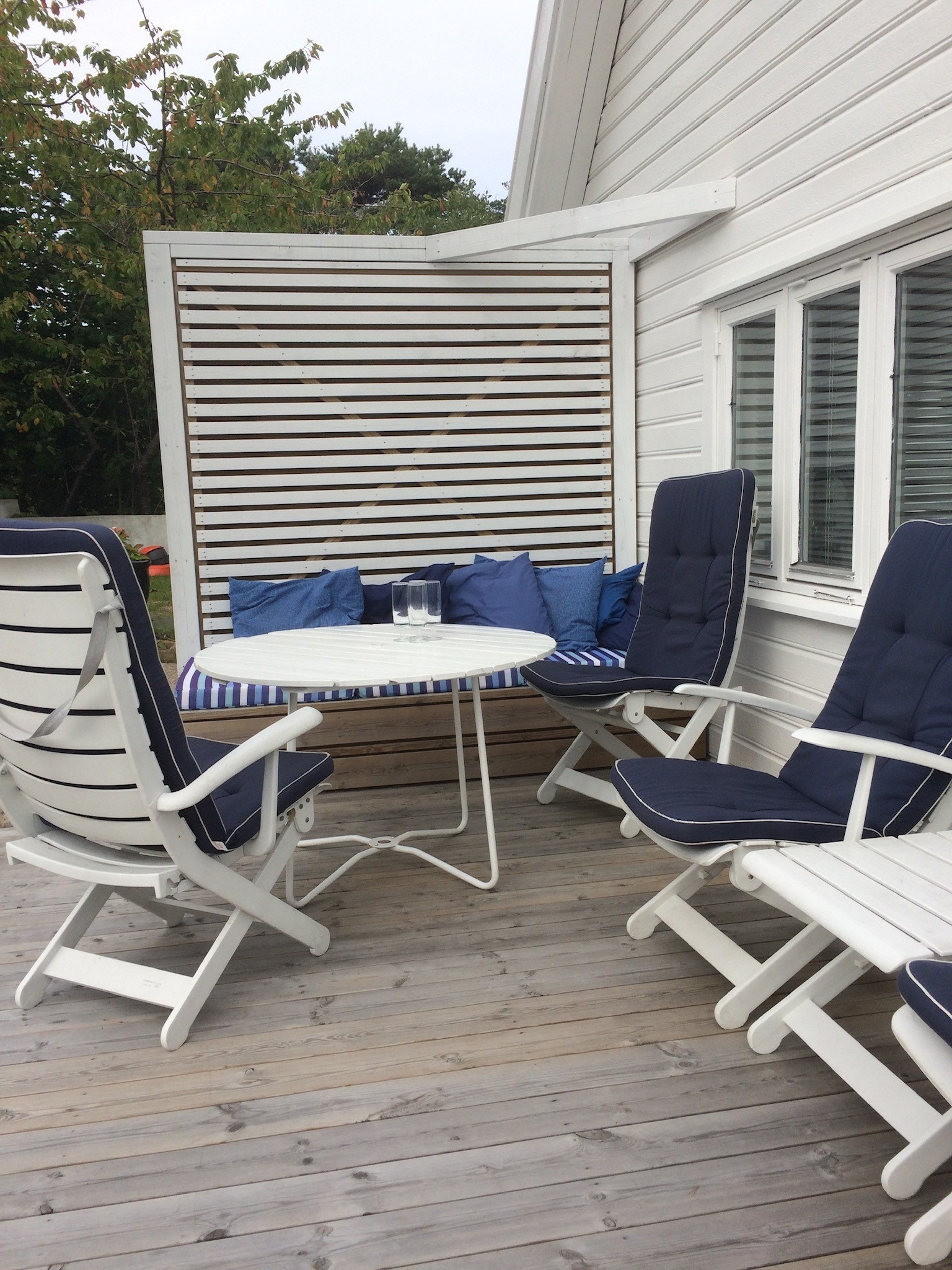 Spiseplass ute mot vest Galleribilde