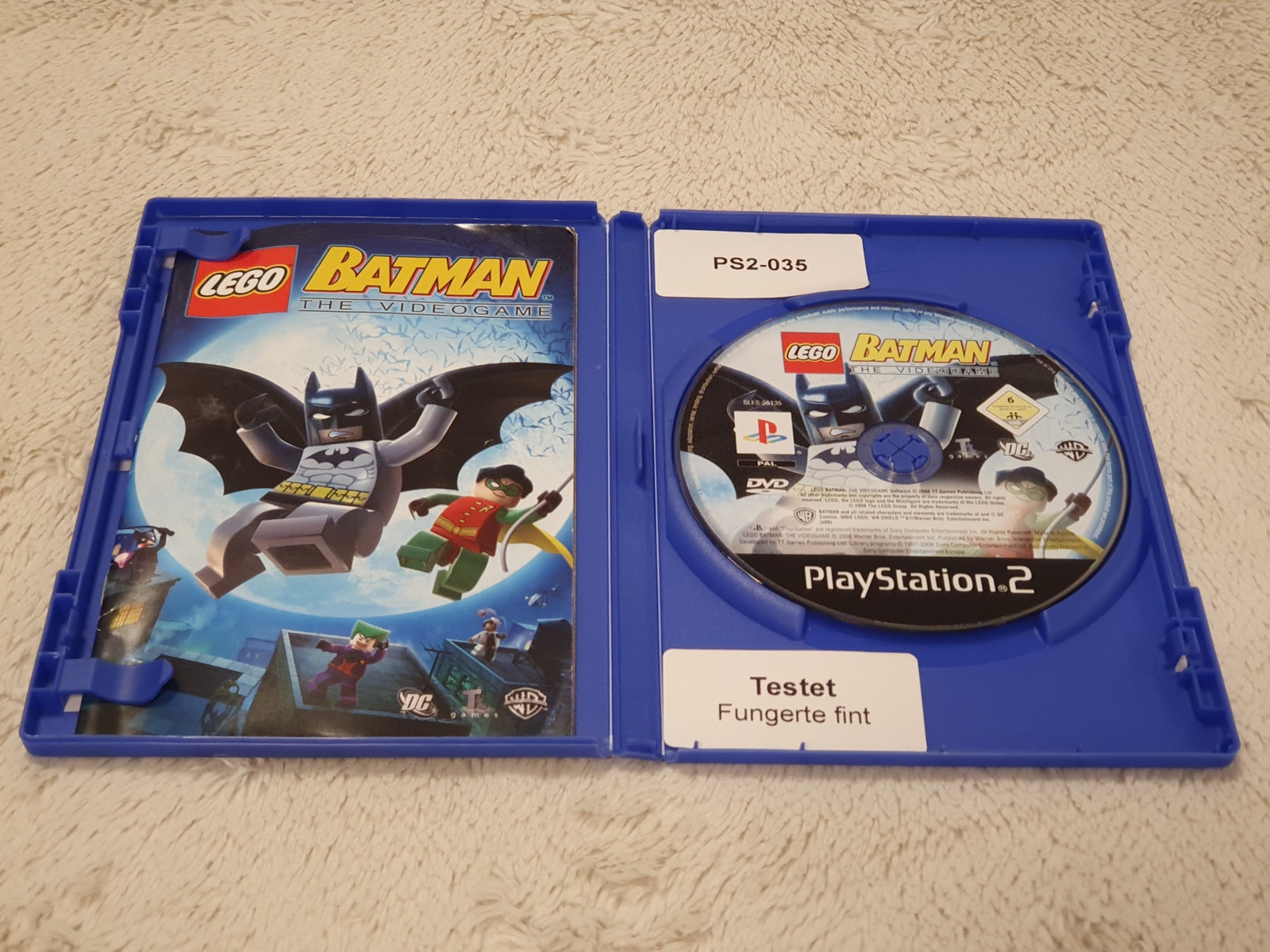 Sony Playstation Game Ps2 Lego Batman Sony Playstation Game Lego