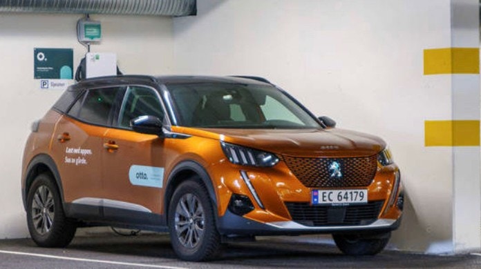 Bildeling - garasje (el-bil) Galleribilde