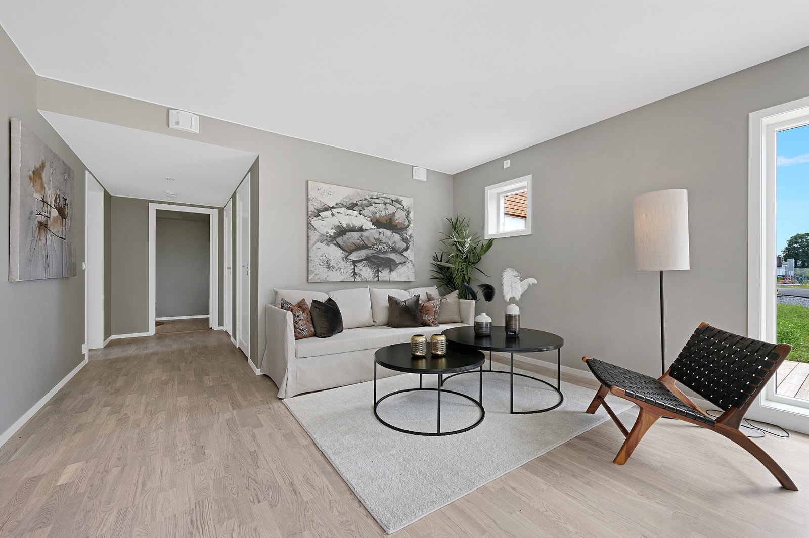 Bildet fra vår visningsleilighet i hus 14 som viser samme standard leveranse. Galleribilde