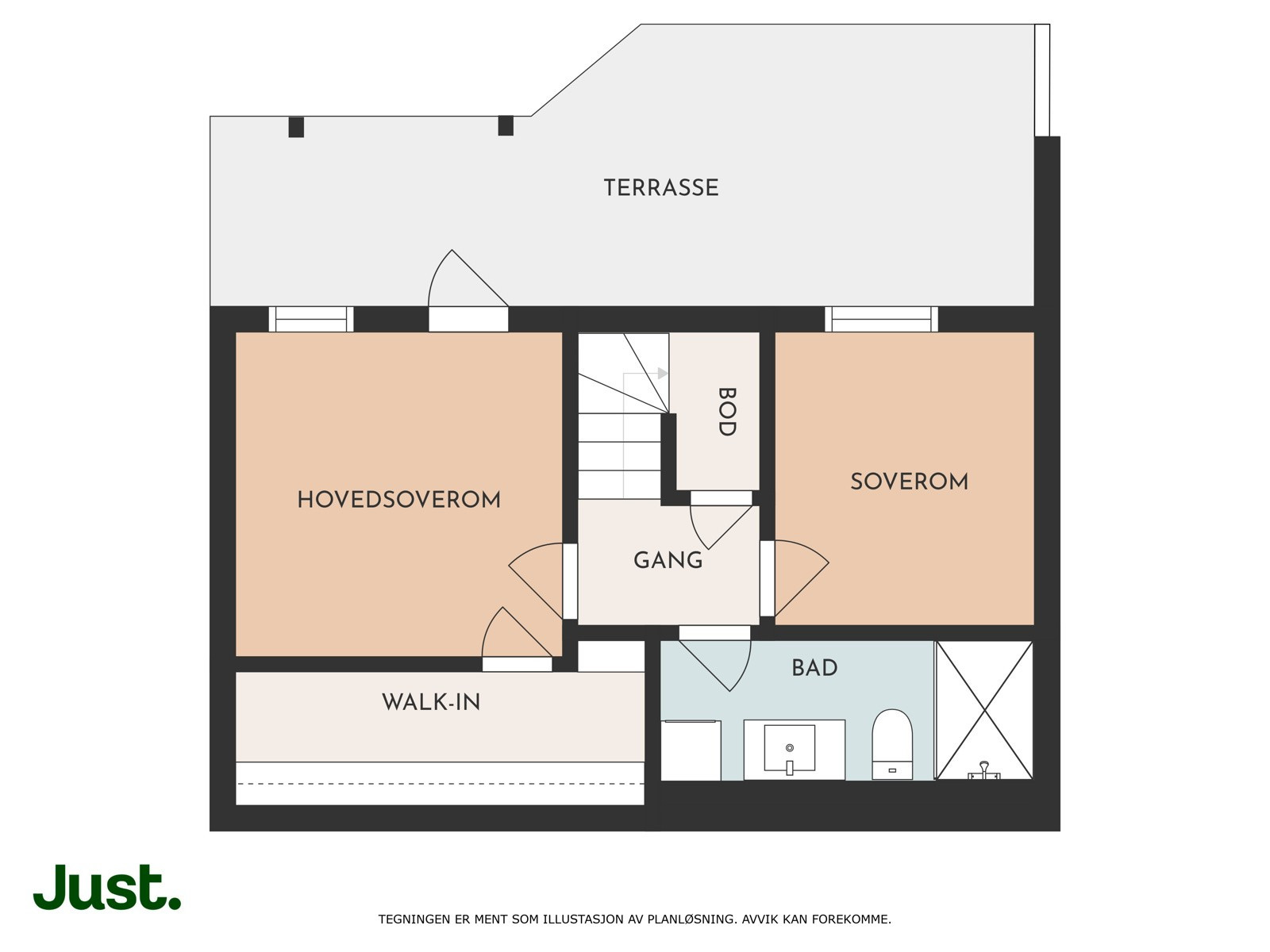 Planskisse 1 plan.