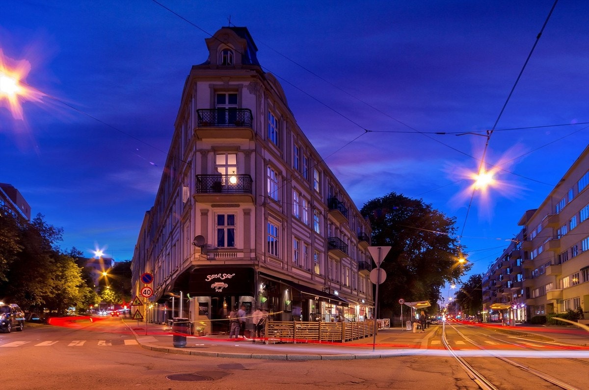 I nærområdet finner du en rekke av servicetilbud som kaféer og restauranter. Galleribilde