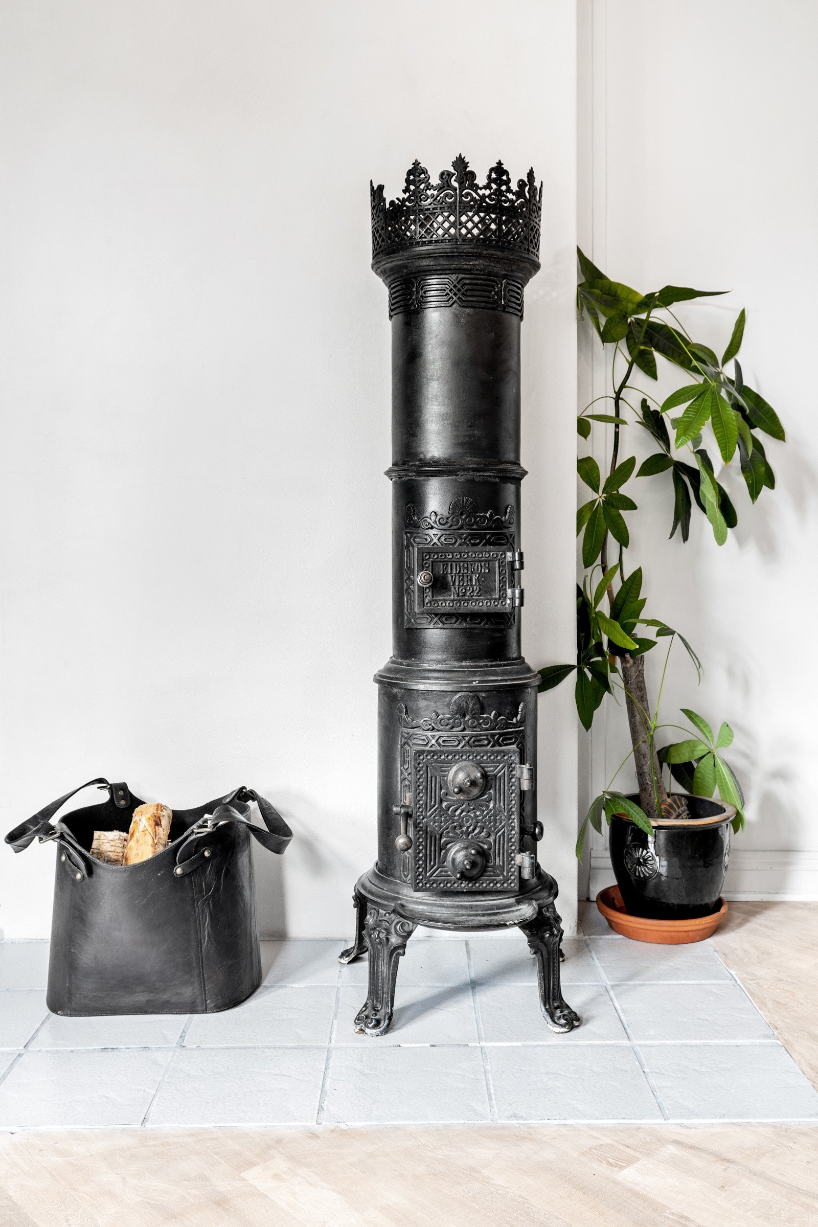 Du vil garantert sette pris på den flotte prinsesseovnen, både som varmekilde og for ren hygge. Galleribilde