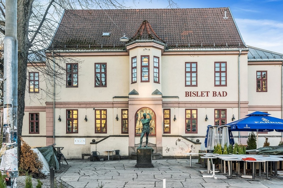 Bislett bad. Galleribilde