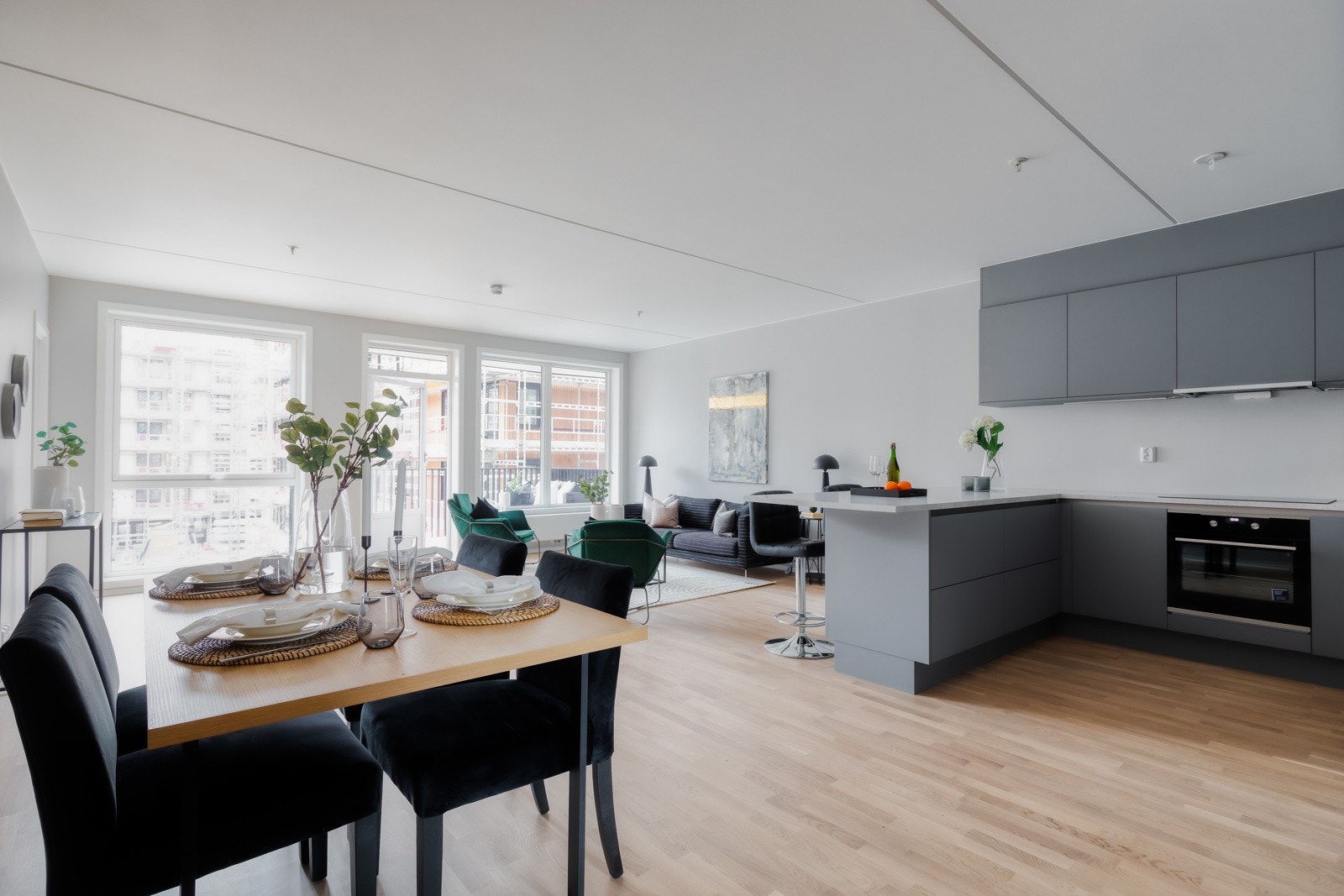 Leiligheten er gjennomgående og har en god planløsning. Galleribilde