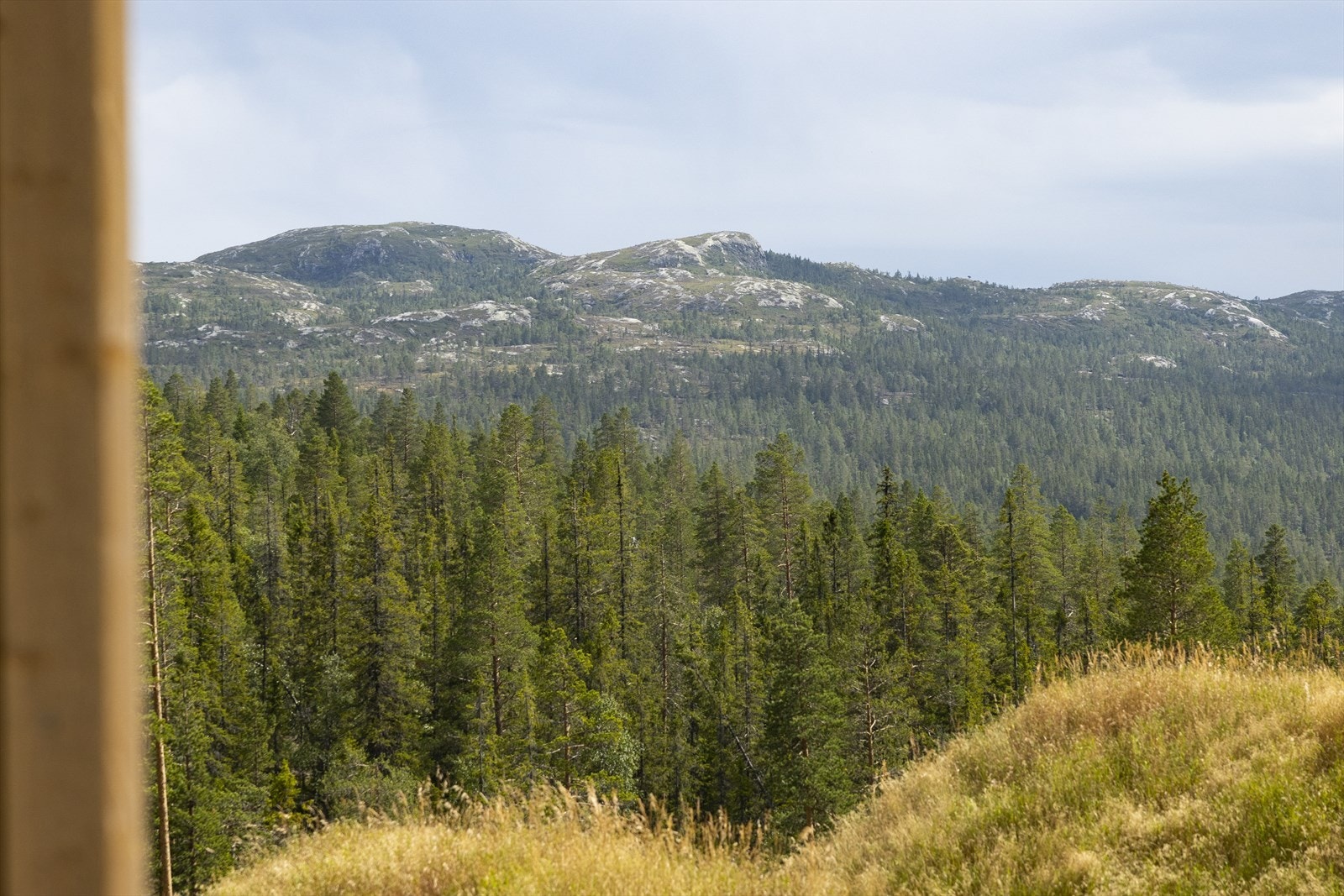 Utsikt opp til Kristnatten og Turufjellet Galleribilde