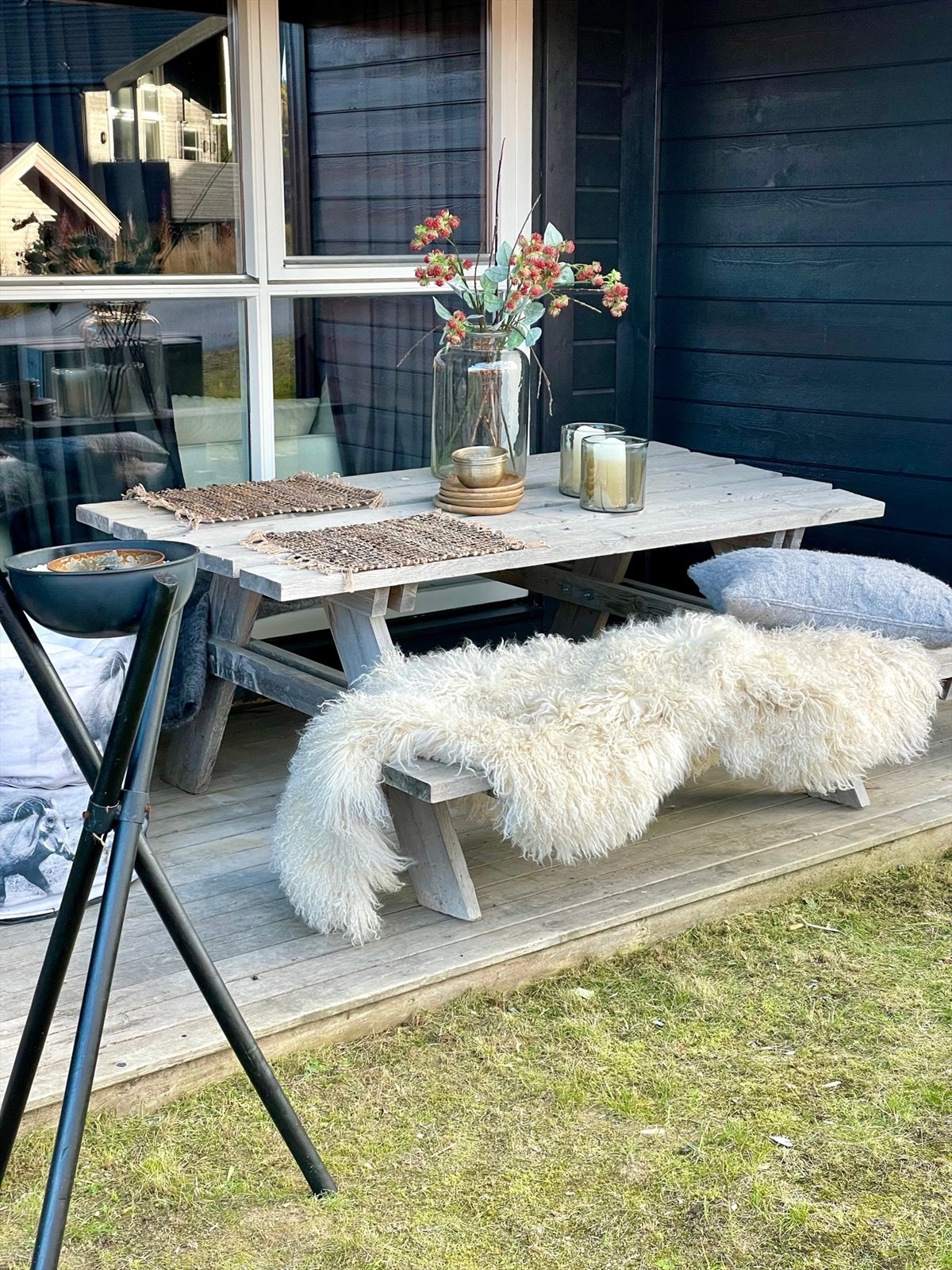 Utemøblementet medfølger Galleribilde