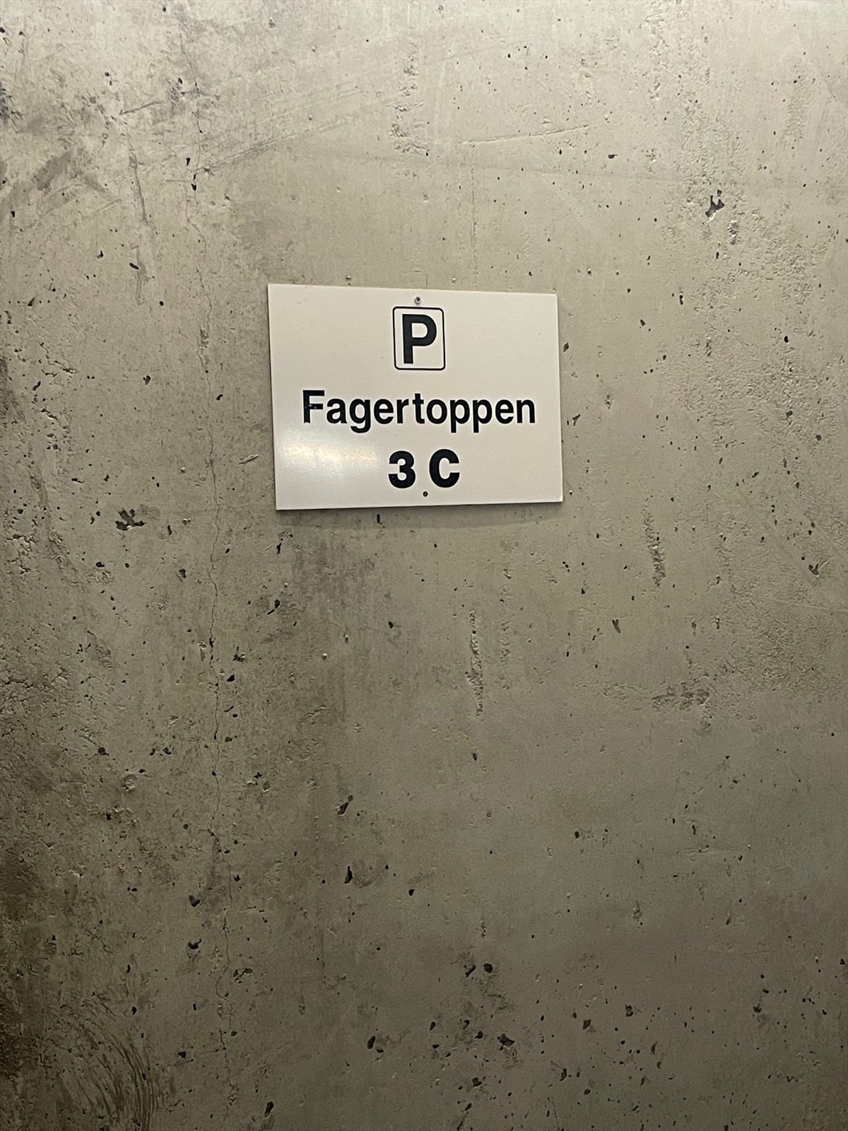 Egen merket parkering kun noen få meter fra inngangsdøra til leiligheten Galleribilde