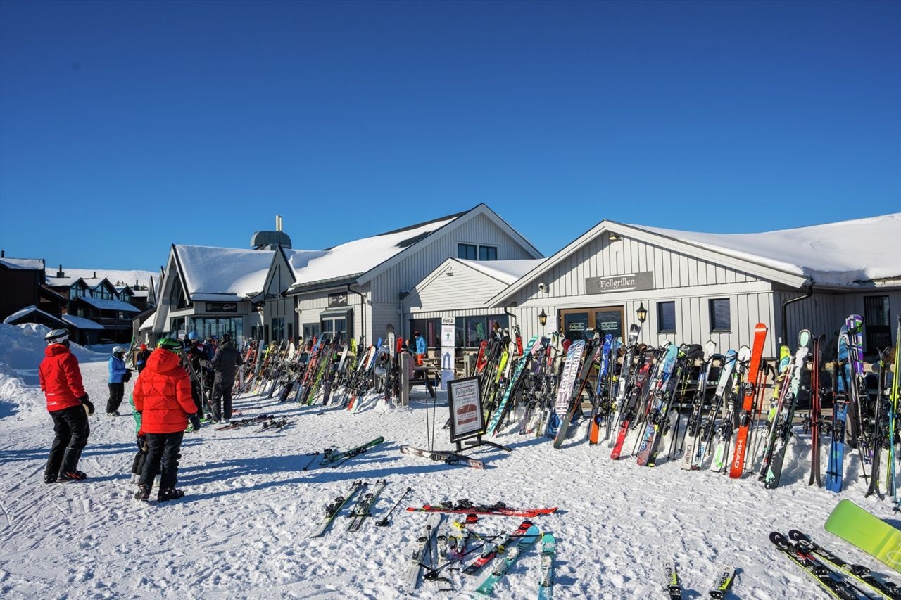 Her fra Restauranthuset i Fageråsen, en kort spasertur fra leiligheten Galleribilde