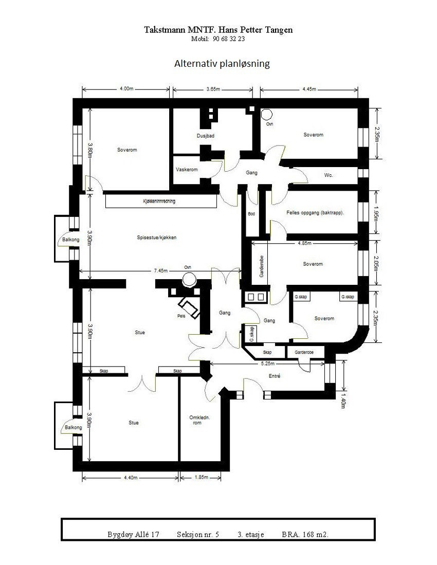 Alternativ planløsning Galleribilde