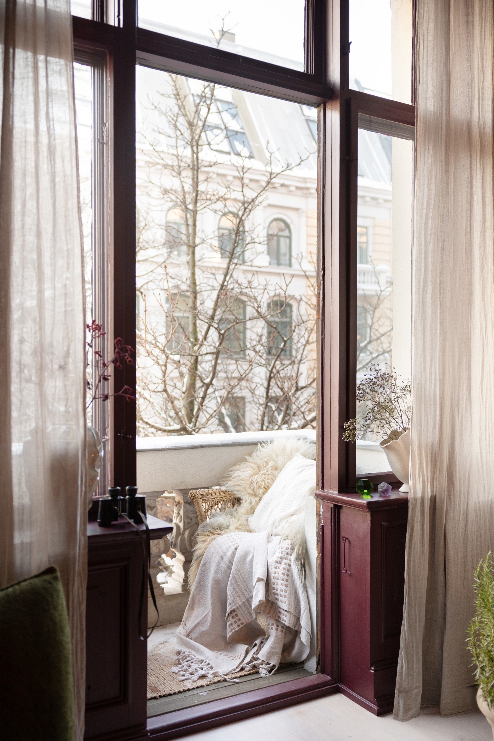 Balkongene har gode solforhold Galleribilde