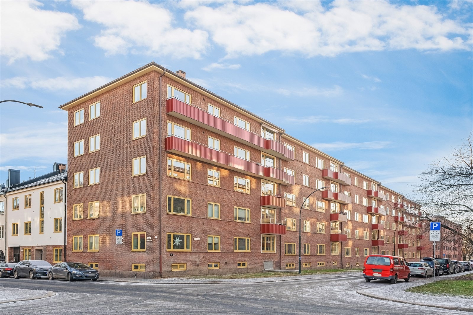 Borettslagets fasade. Galleribilde