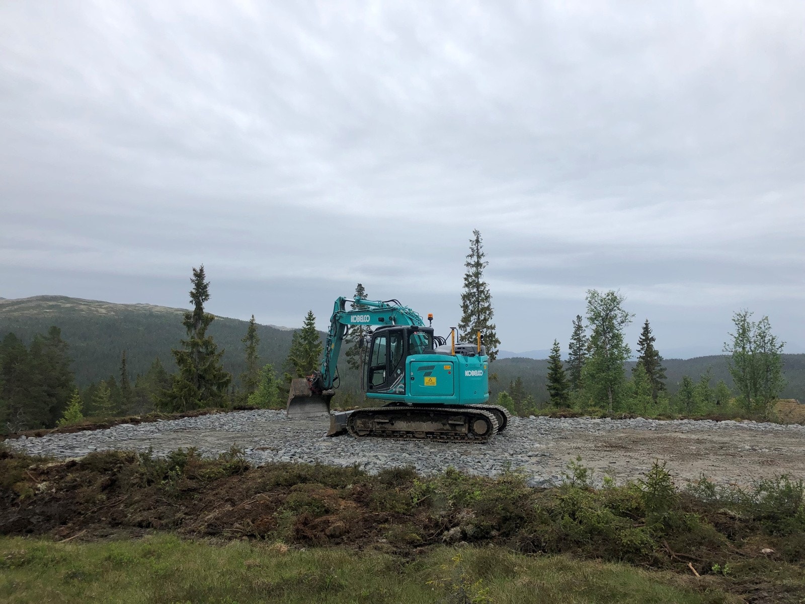 Brødrene Fossheim Transport AS er behjelpelig med alt fra grunnarbeid. Galleribilde
