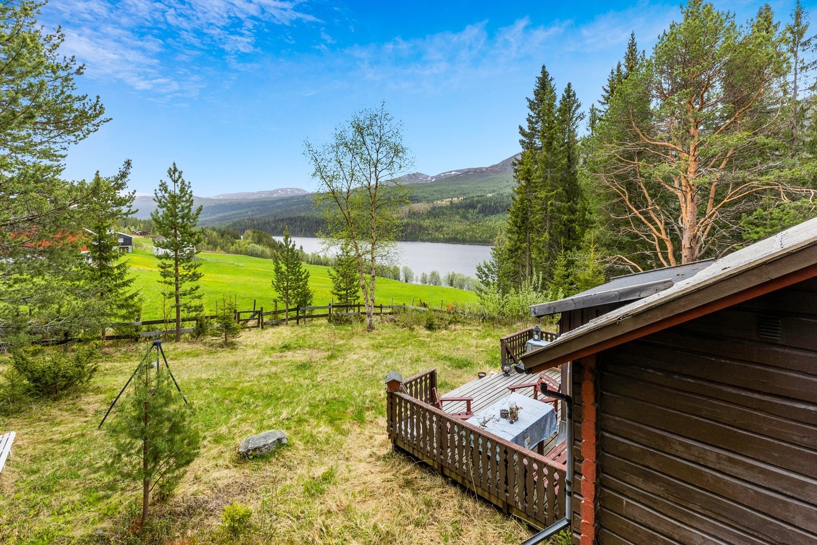 Utsikt mot Espedalsvannet Galleribilde