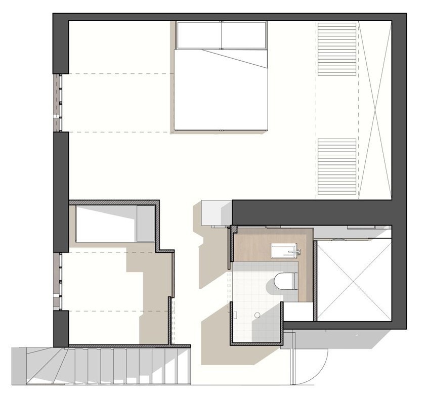 Plantegning loft Galleribilde