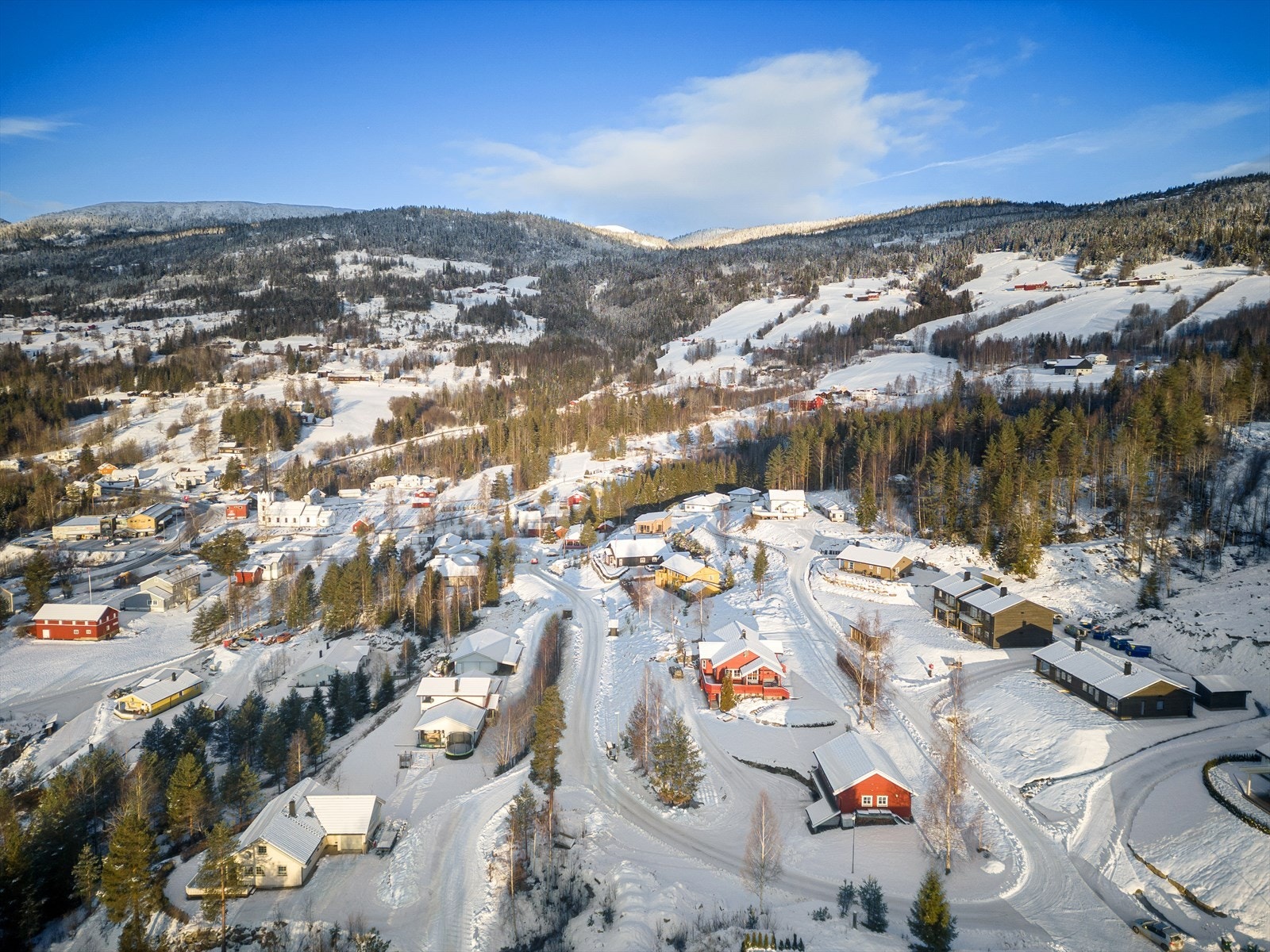 Fra boligen er det ca. 30 minutters kjøring til Quality Spa og Resort Norefjell, med restauranter og aktiviteter som klatring, rappellering og Bøeseter alpinbakker. Galleribilde