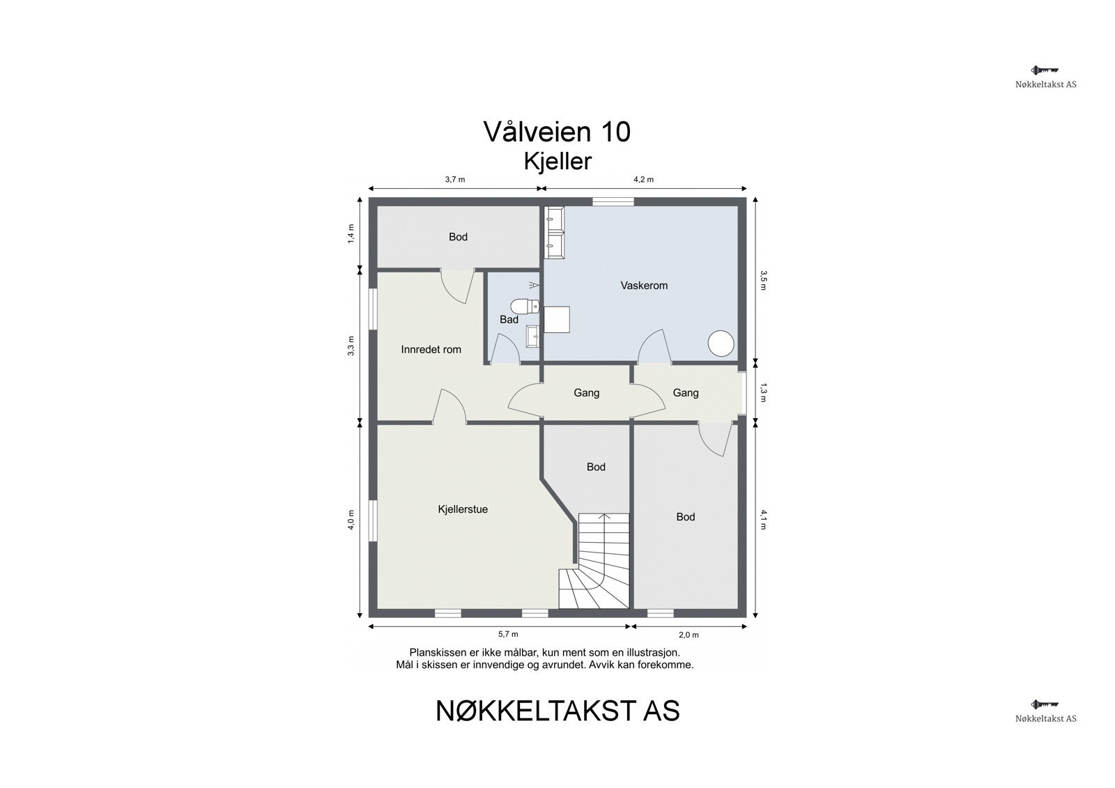 Plantegning Kjeller Galleribilde