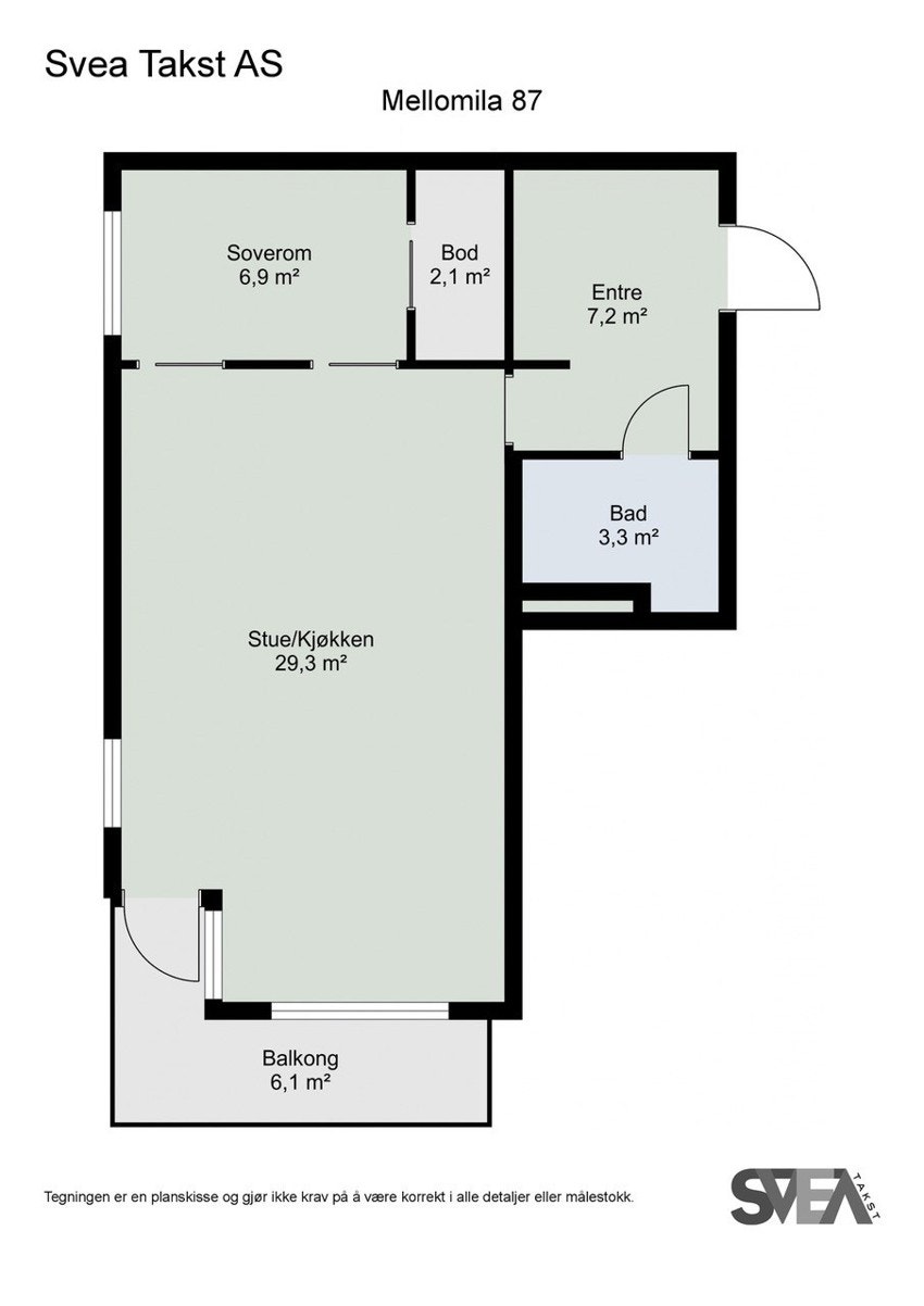 Planskisse Galleribilde