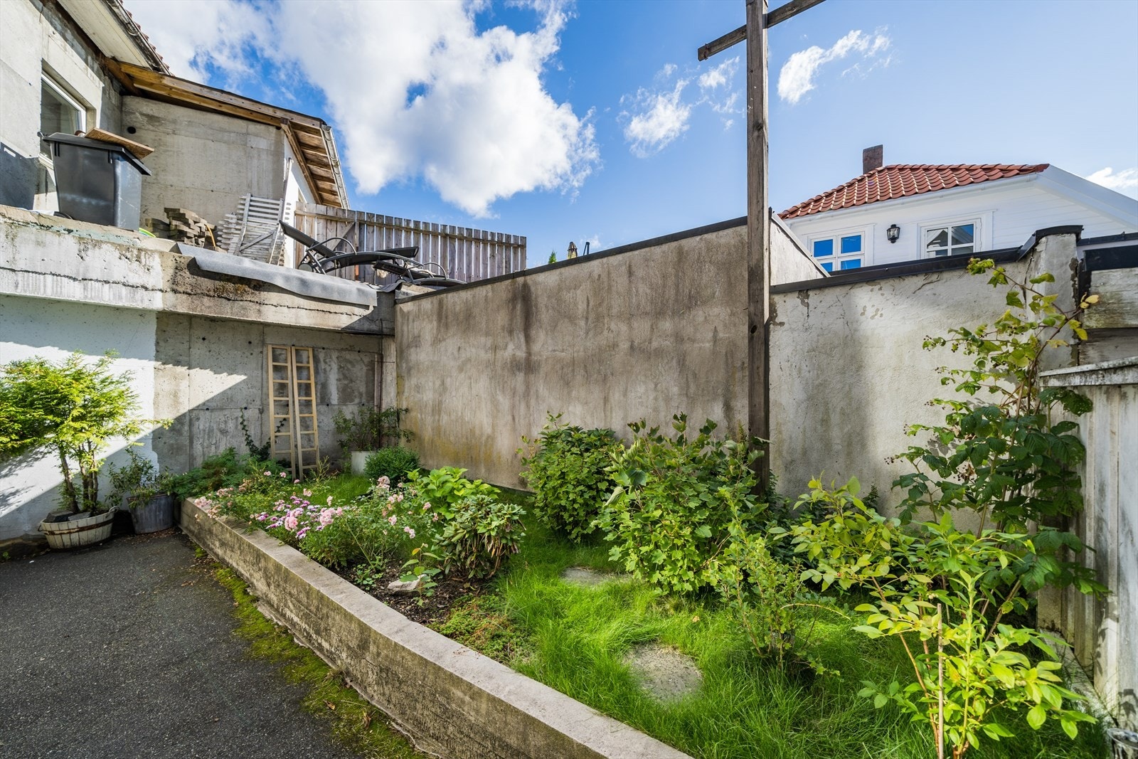 Bakgård Galleribilde