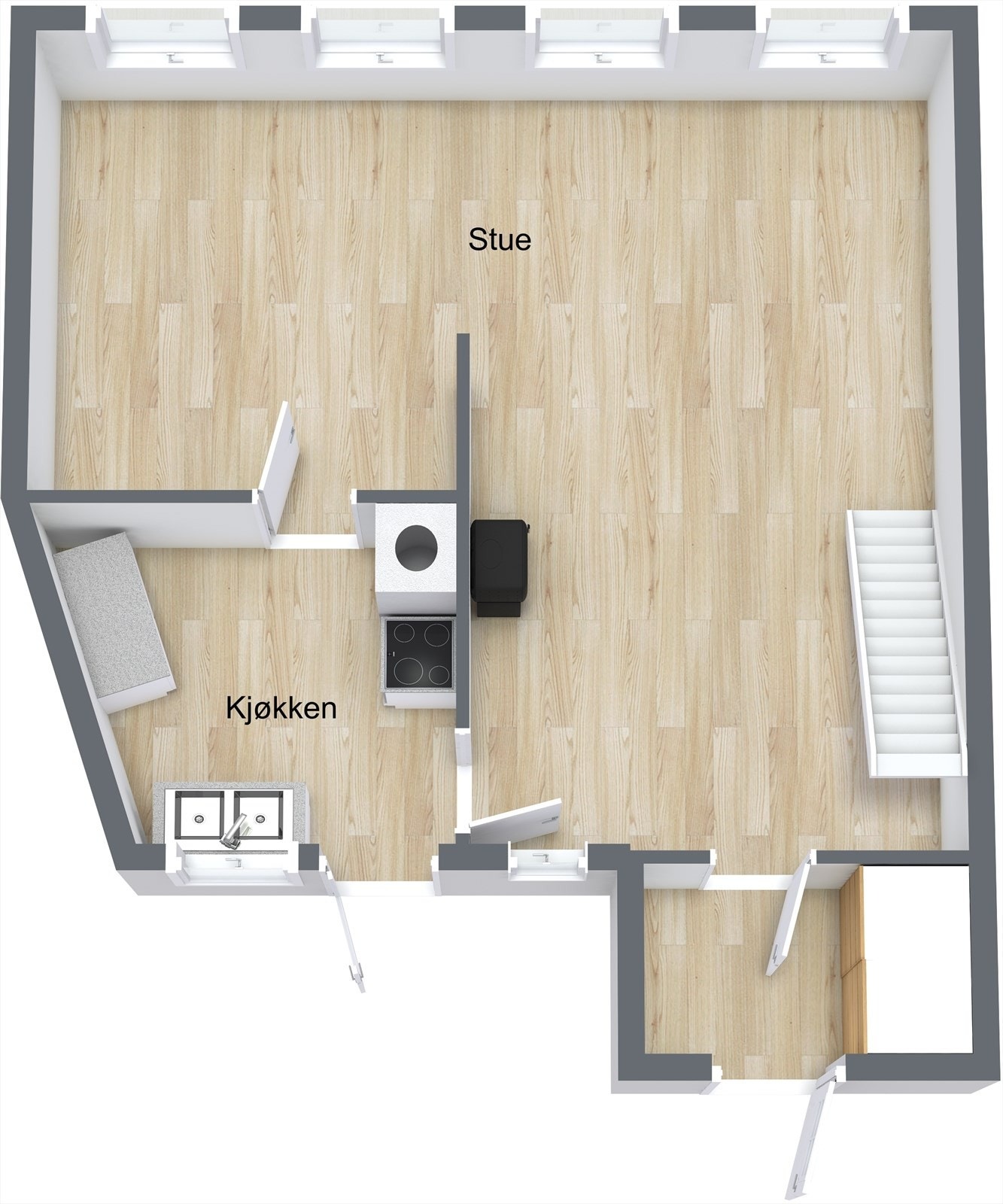 3D 1. etg. Galleribilde