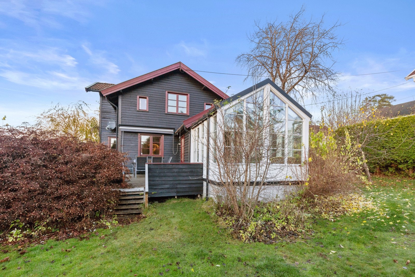 Tilbaketrukket og skjermet beliggenhet i Ole Moes vei. Galleribilde