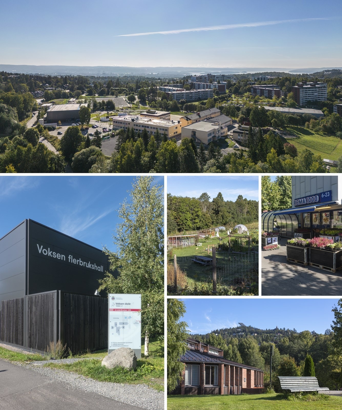 Collage Hovseter. Galleribilde