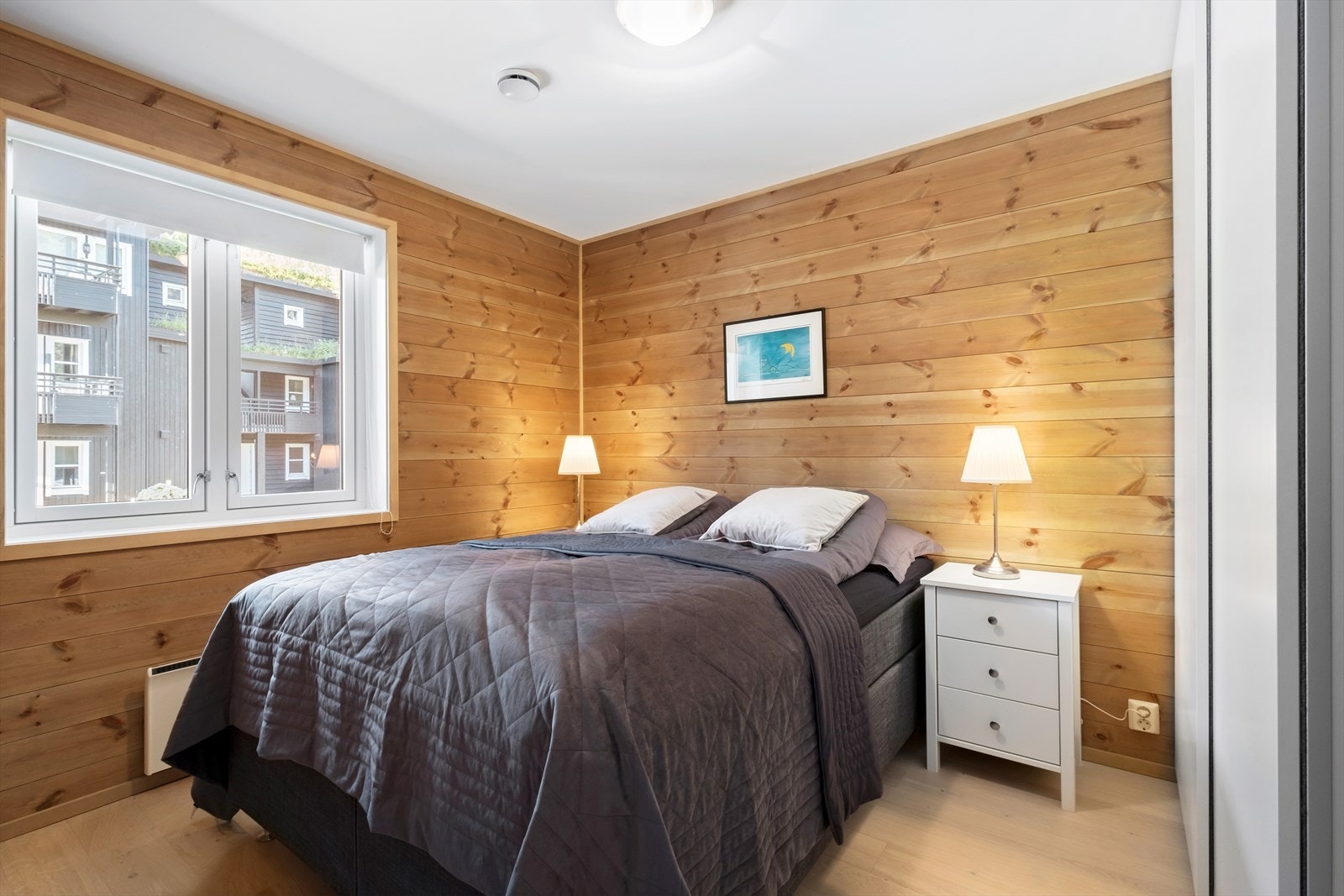 Leiligheten har i alt to soverom Galleribilde