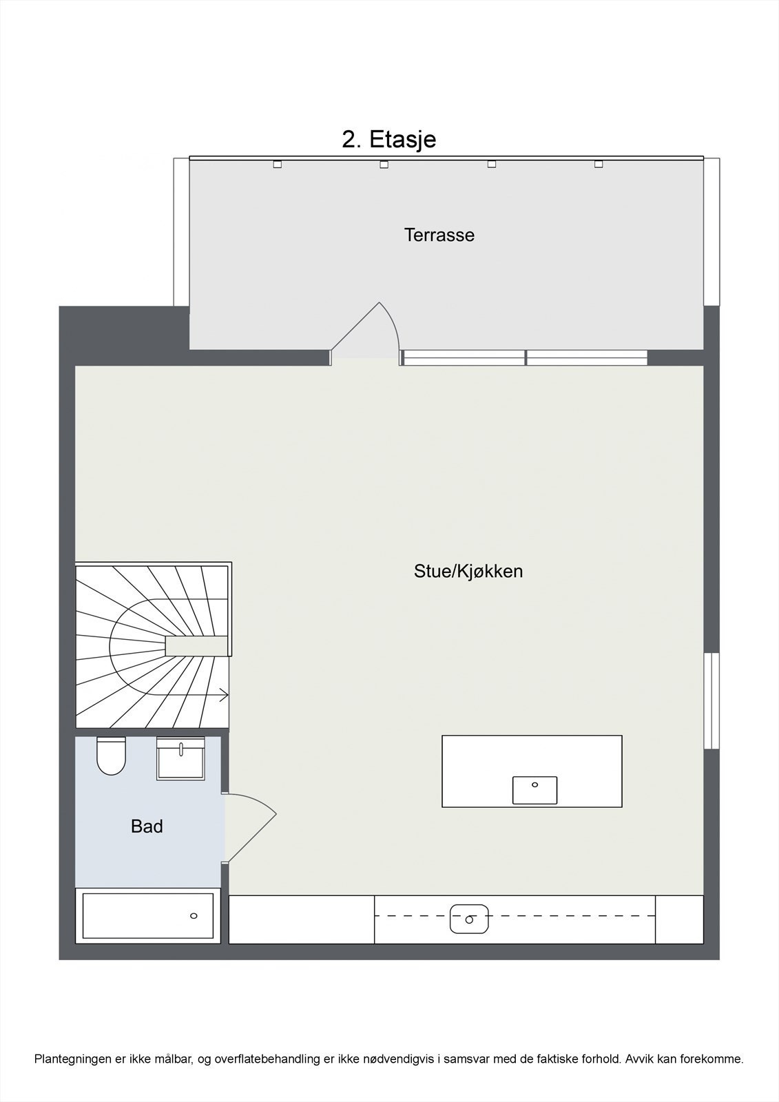 Plantegning 2. etg Galleribilde