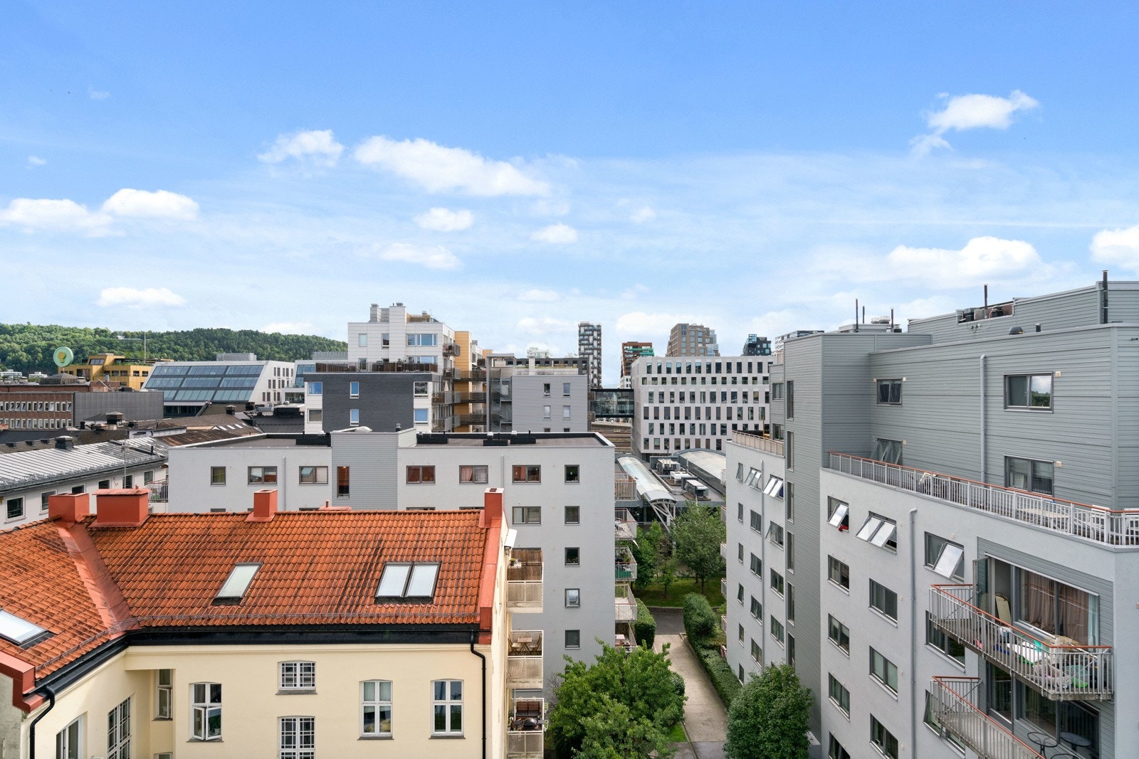 Flott utsikt over Oslo by. Galleribilde