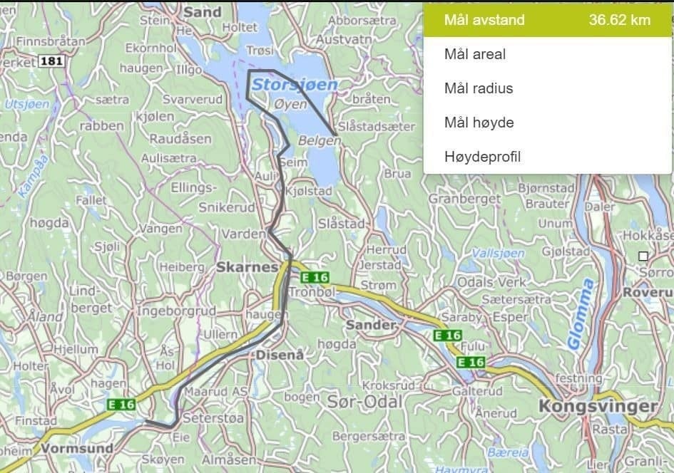 Båtrute til Funnefoss i Nes Kommune Galleribilde