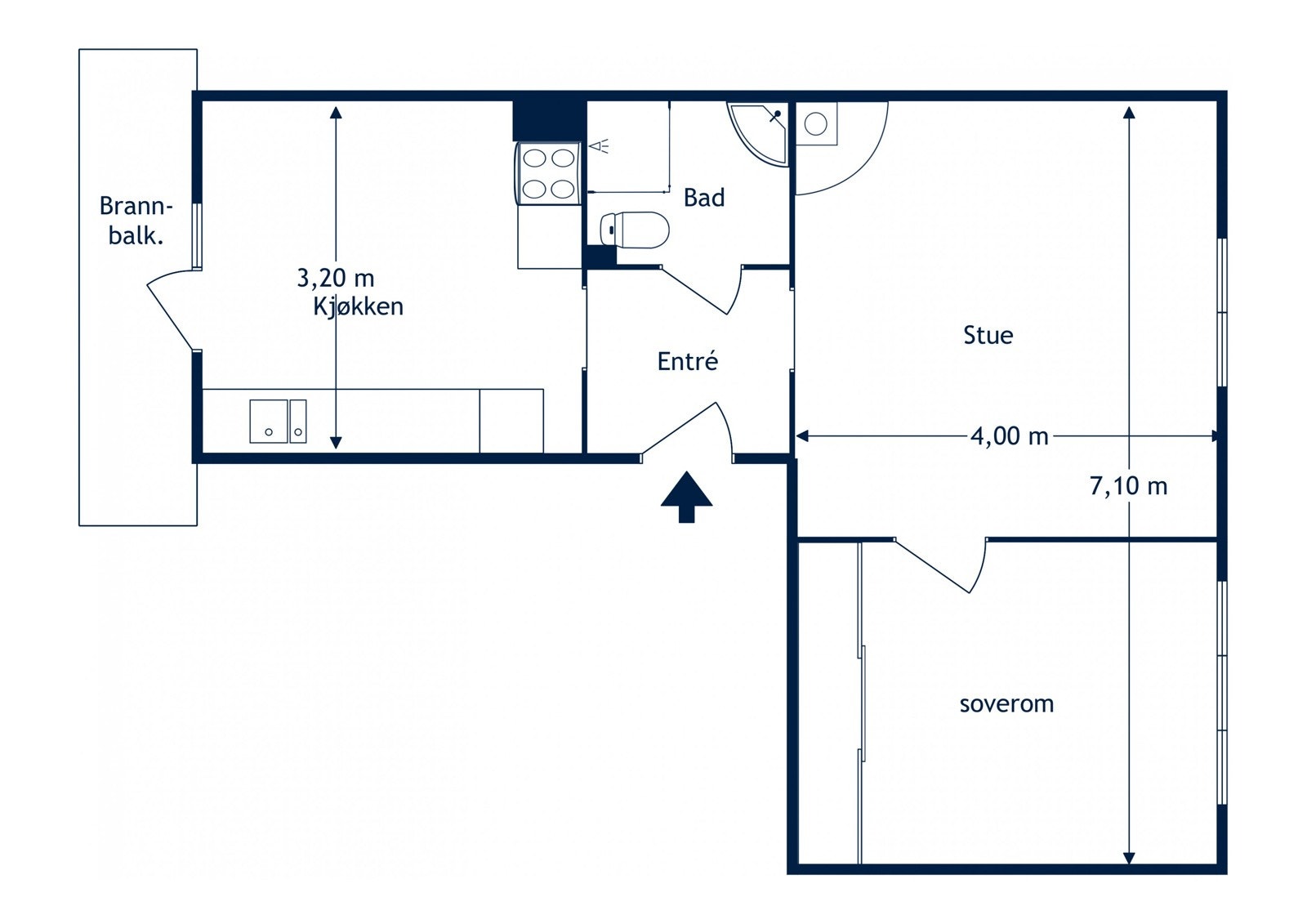 Plantegning Galleribilde