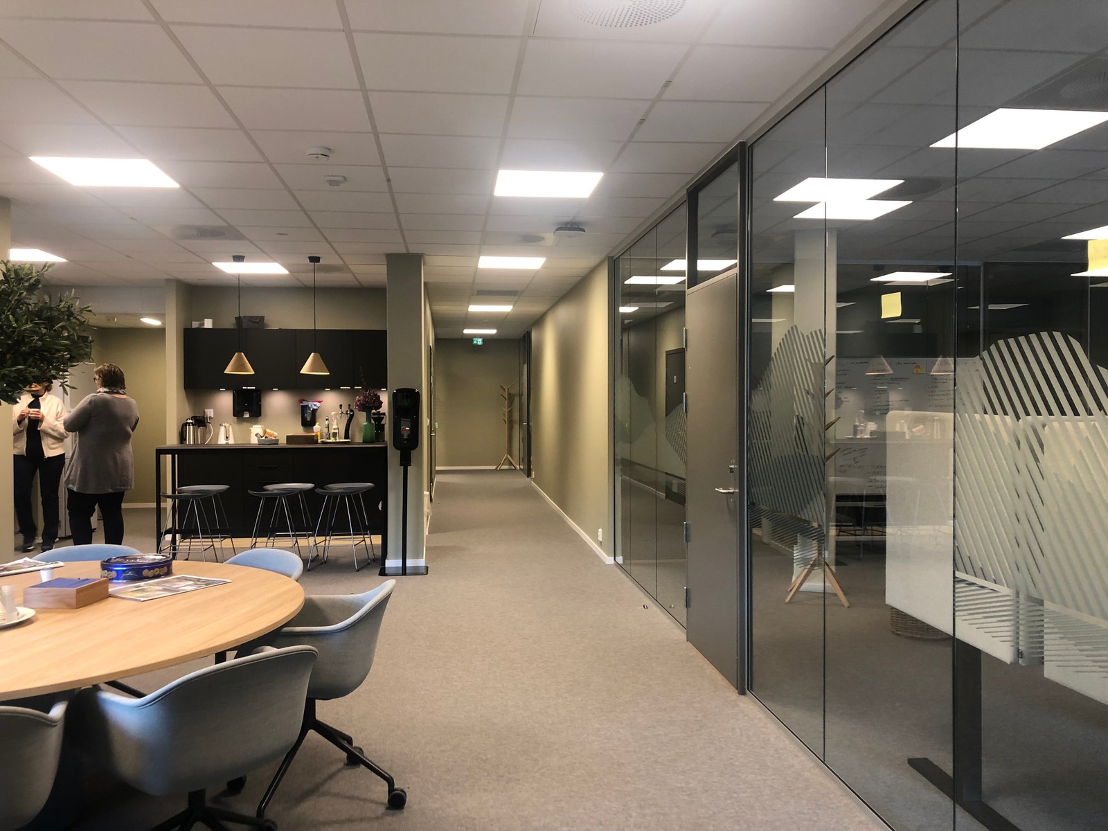 Den uformelle delen av aktivitetsbaserte arbeidsplasser Galleribilde