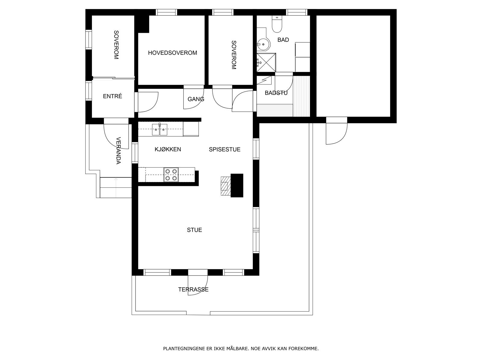 Plantegning. Galleribilde