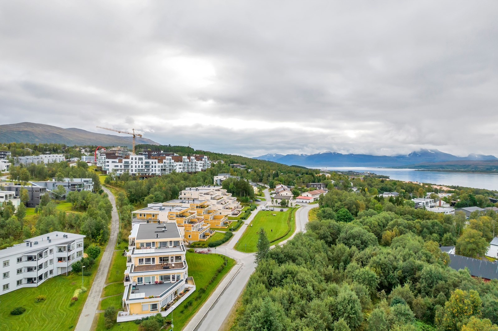 Plassert i et av Tromsøs mest attraktive boligområder