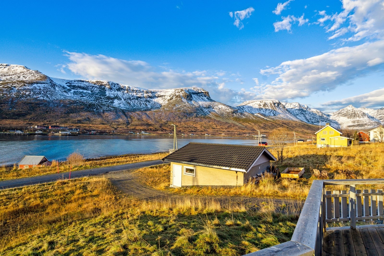 Utsikt fra terrassen Galleribilde