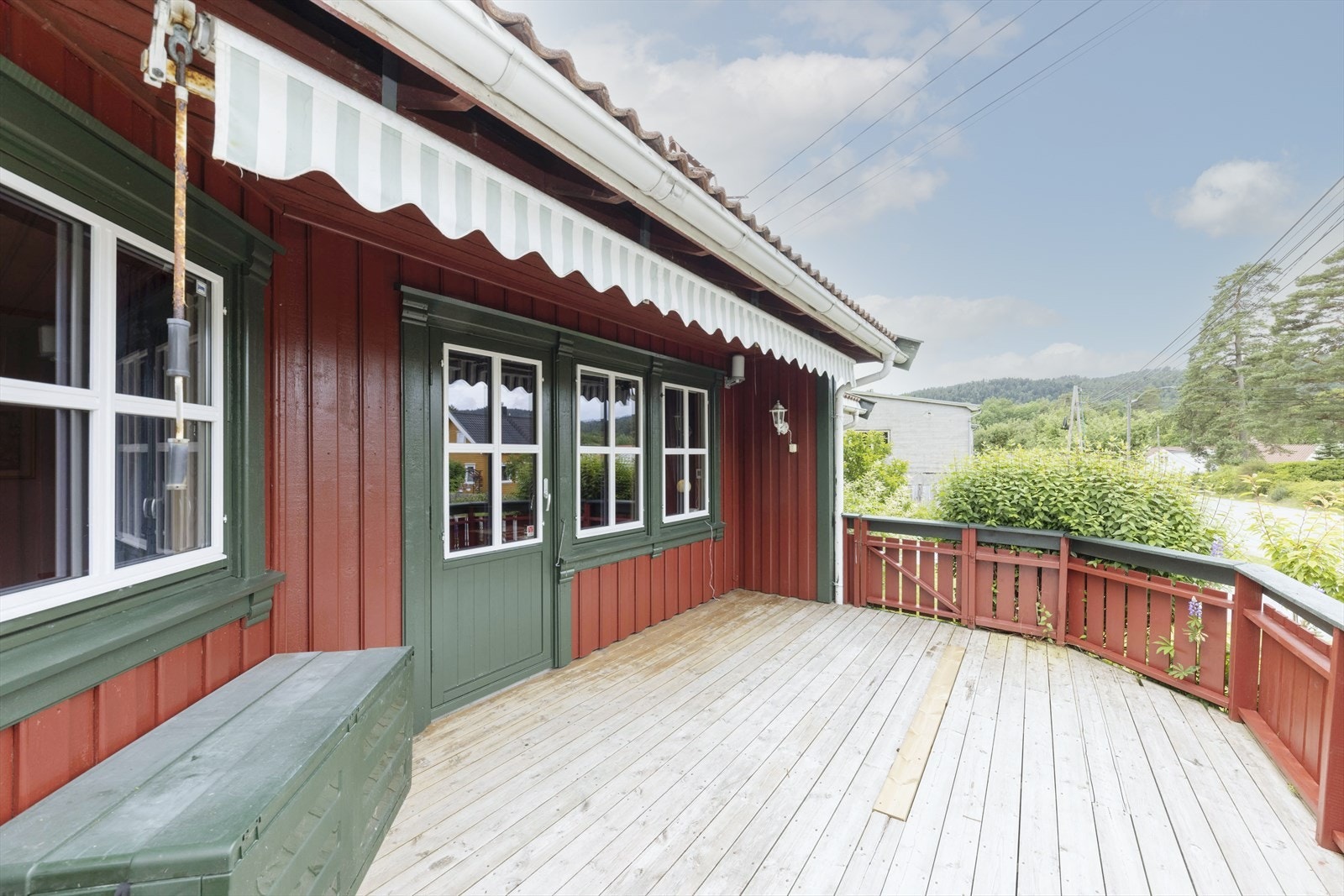 Romslig terrasse Galleribilde