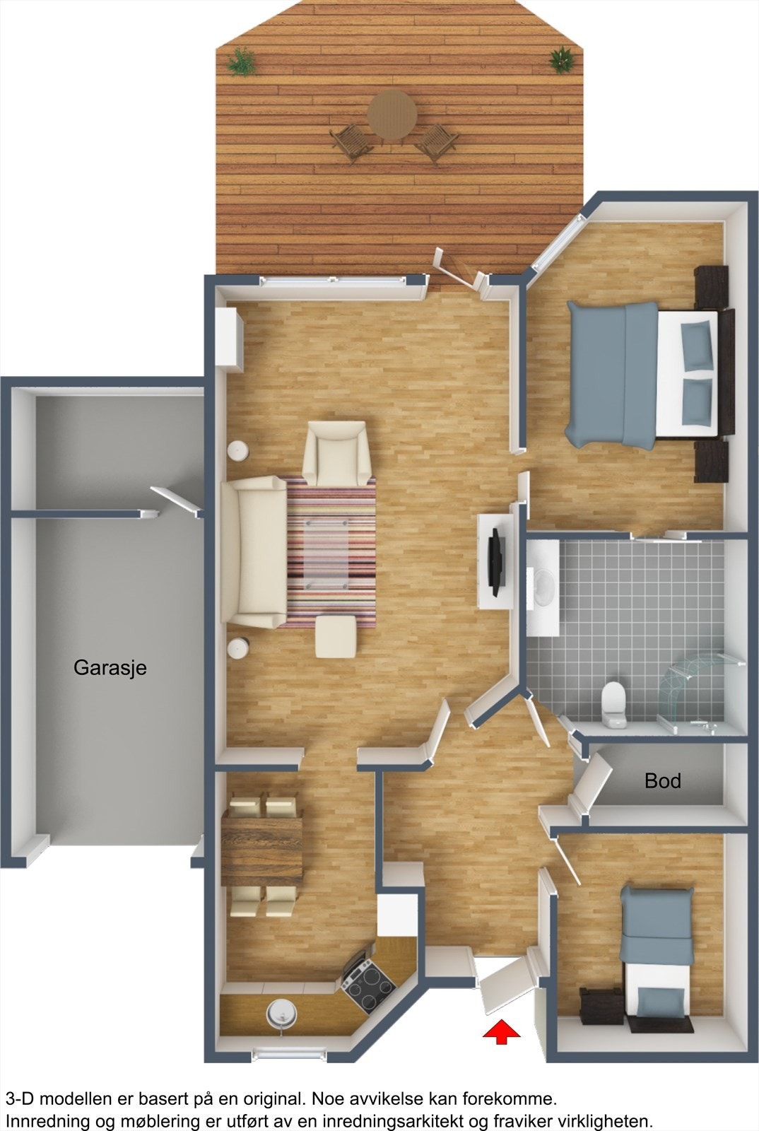 Plantegning Galleribilde