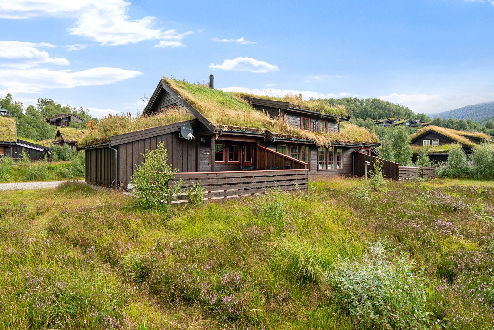 Velkommen til Nilsaklampmyre 12! Flott vertikaldelt hytte med 4 soverom og 2 stuer. Gode solforhold og carport. Galleribilde