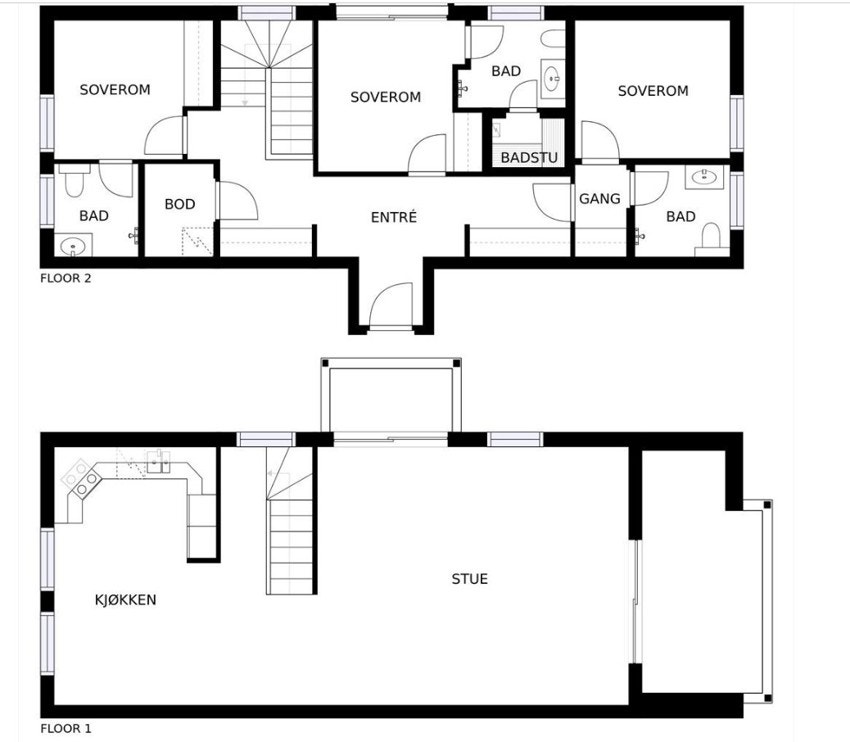 Plantegning Galleribilde